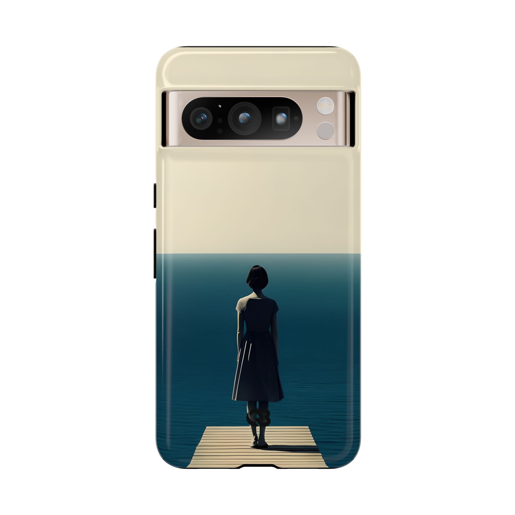 Solitary Blue Horizon · Tough Phone Case for Google Pixel