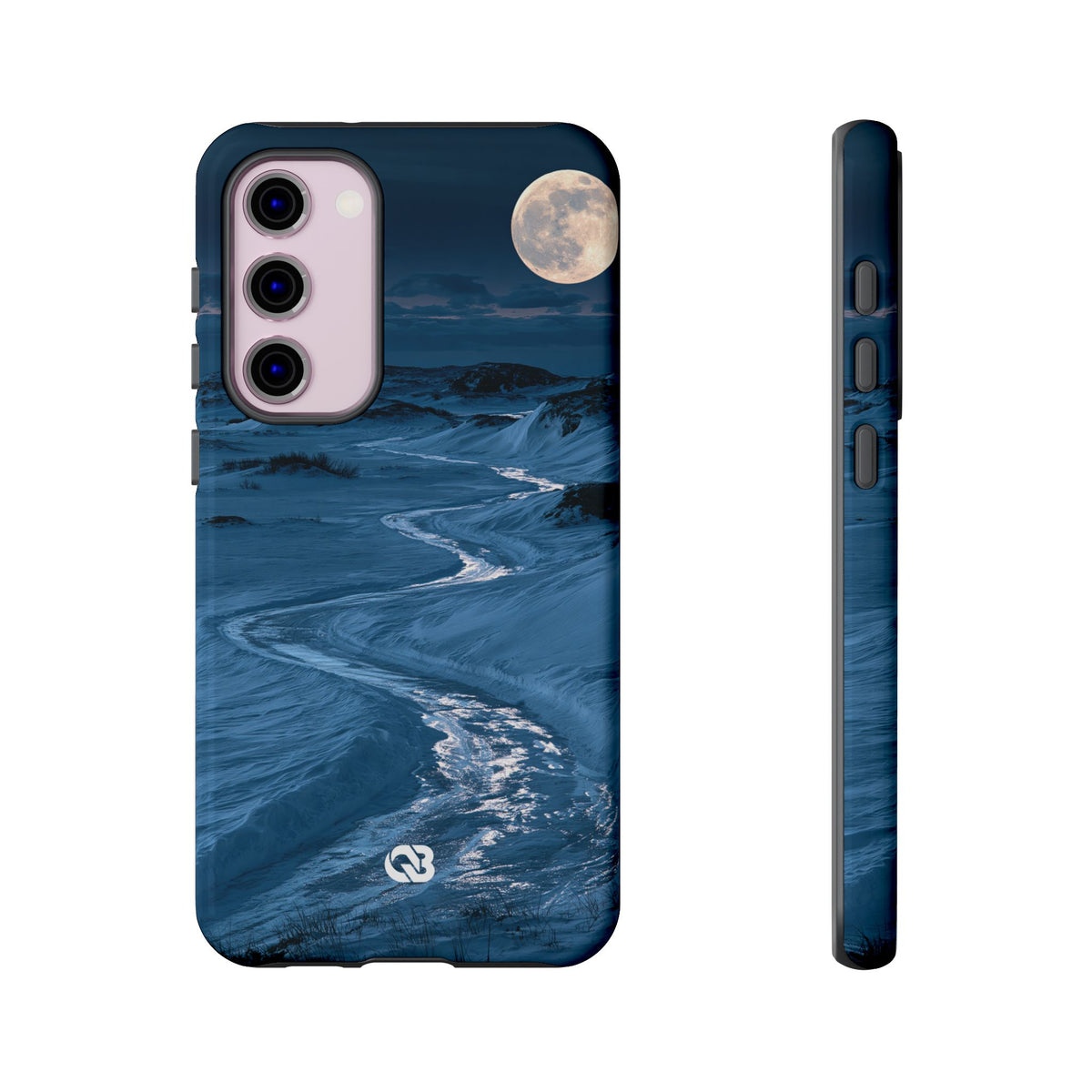 Arctic Moon Drift · Tough Phone Case for Samsung · Blue