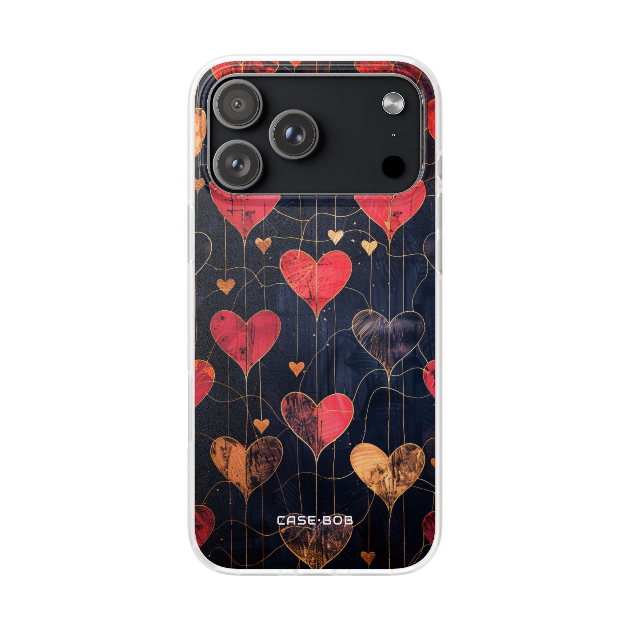 Golden Hearts Network iPhone 17 Pro MaxCase - Soft - CASE•BOB