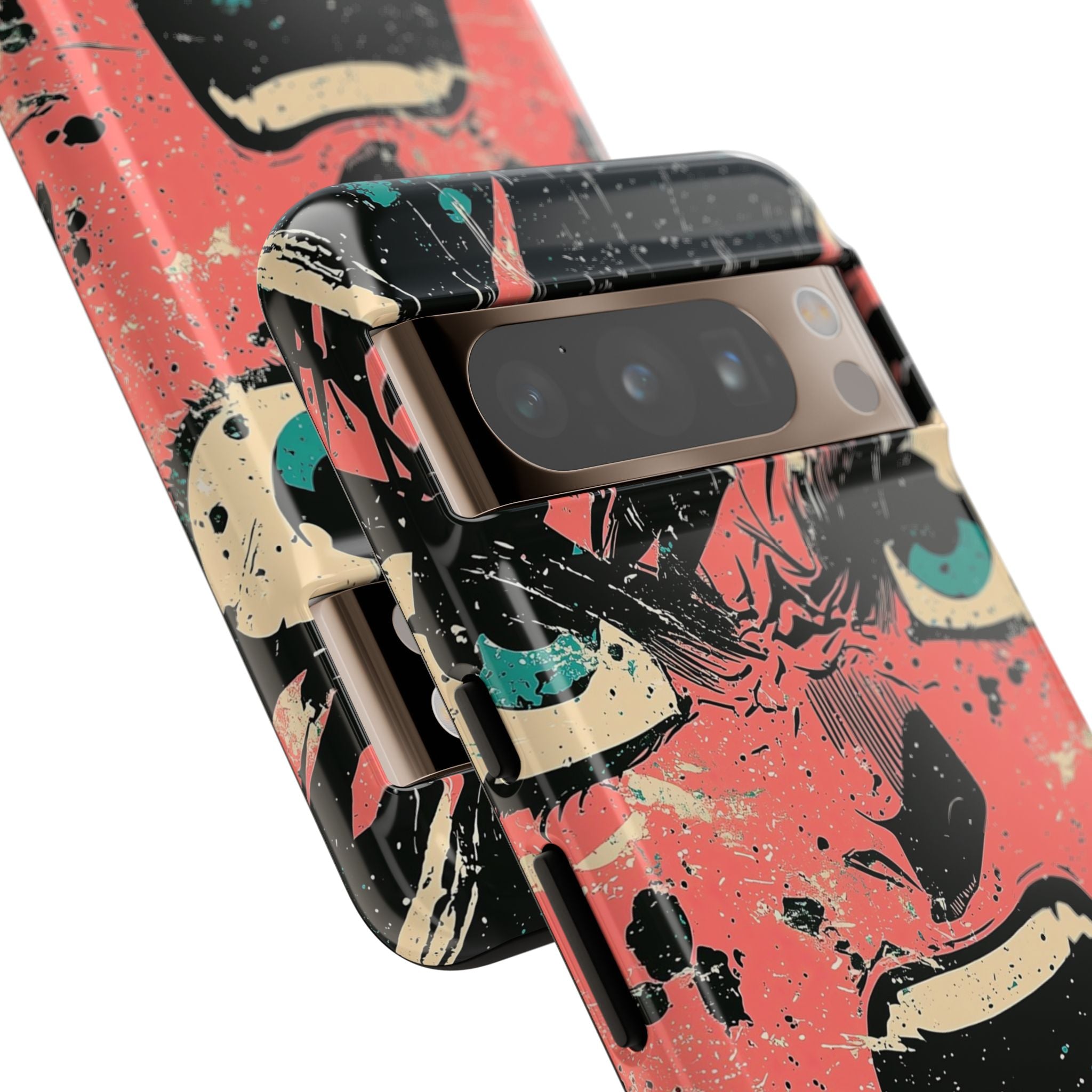 Schreiendes Gesicht Pink Google Pixel 8 Pro Case - Tough