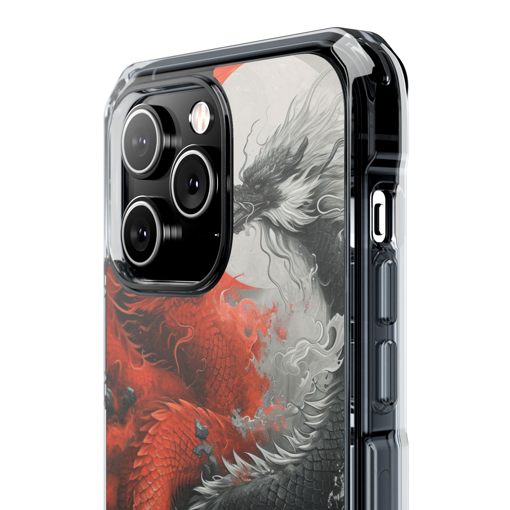 Twin Dragons Crimson iPhone 14 Pro Max Case - Impact
