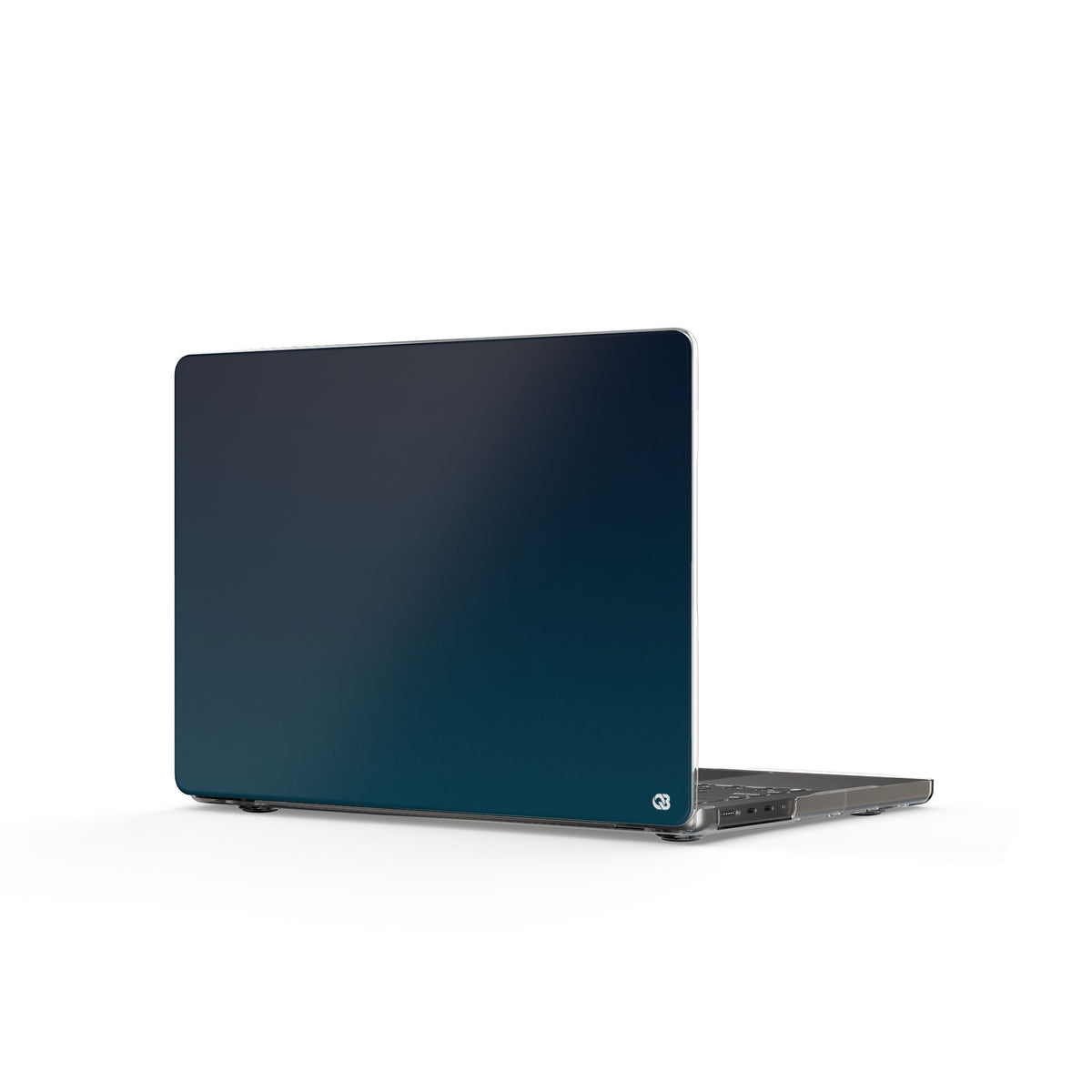 Abyssal Midnight · Clear Hard Case for MacBook · Blue