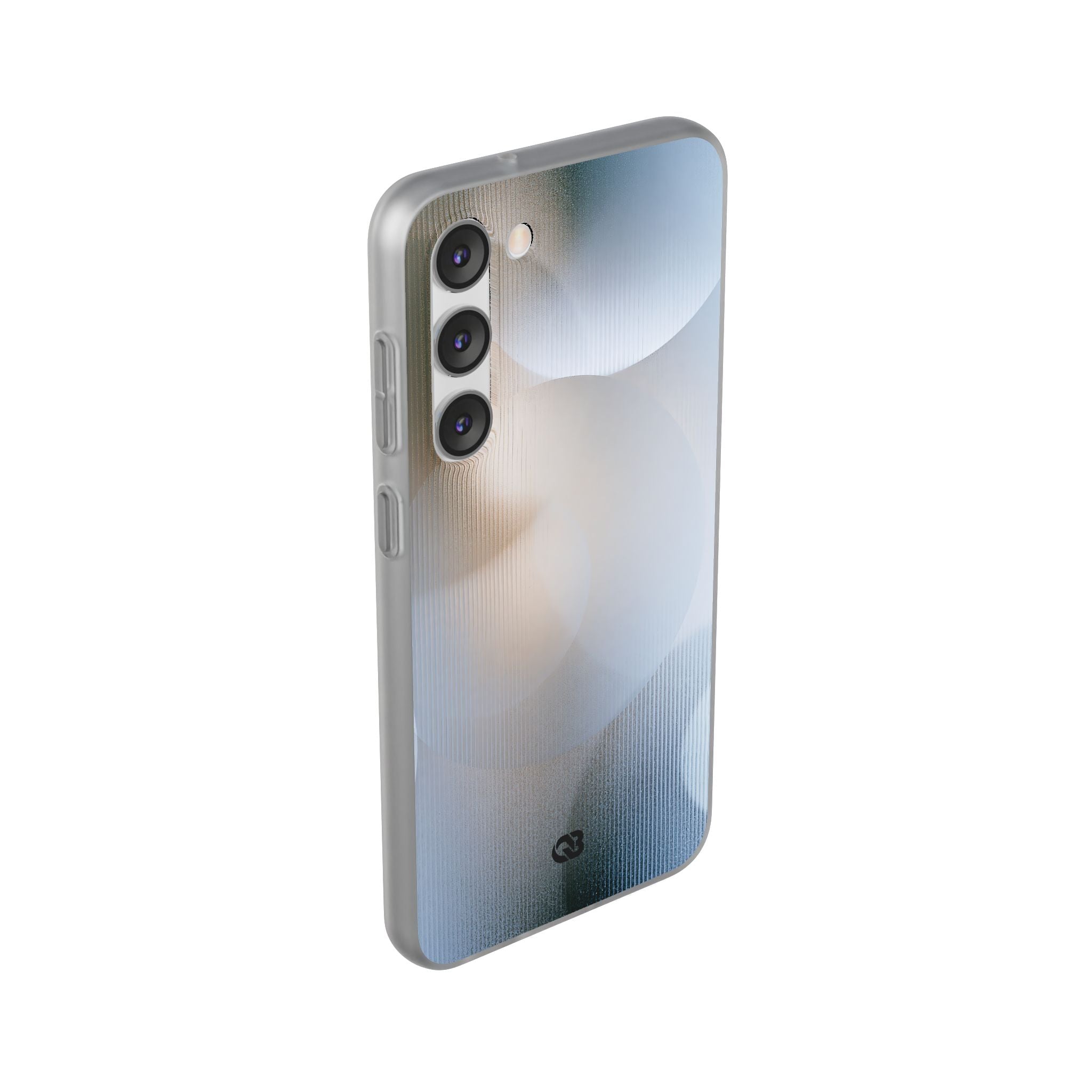 White Lite Phone Case for Samsung - Frosted Ribbed Sphere