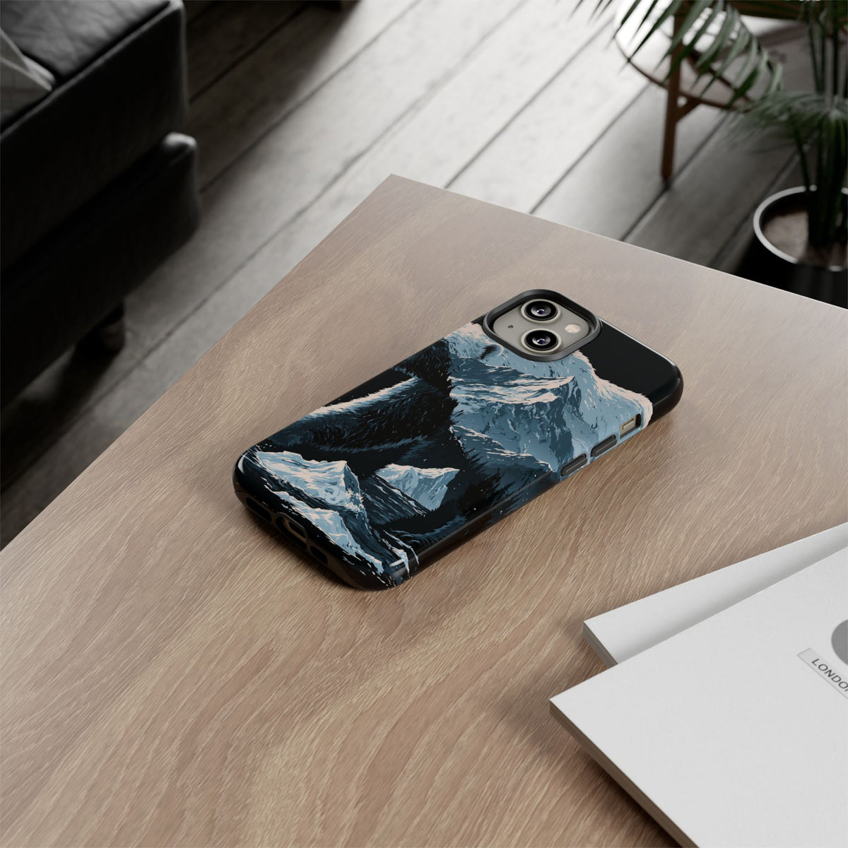 Nordic Arctic Bear · Tough Phone Case for iPhone · Black