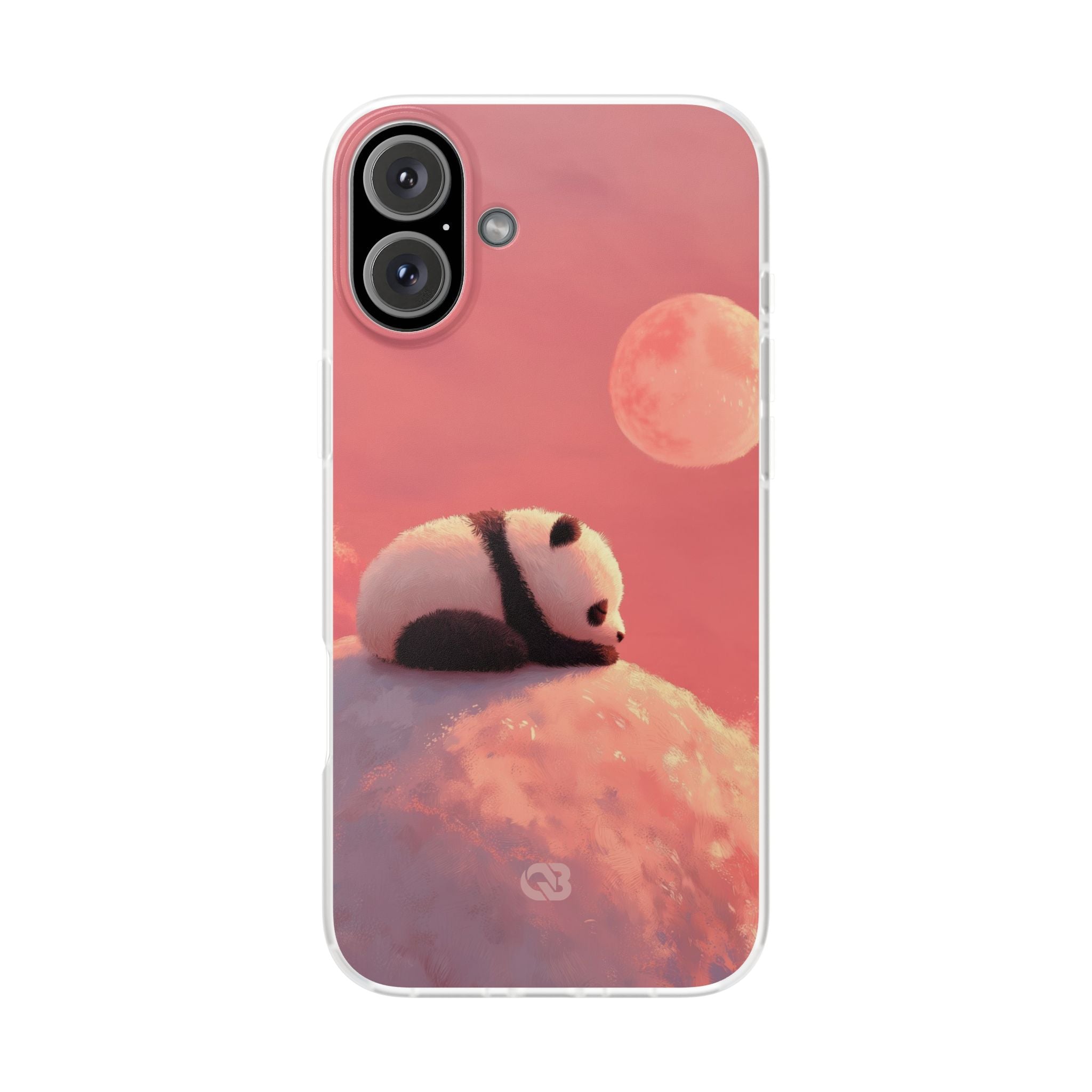 Rose Moon Panda · Soft Phone Case for iPhone