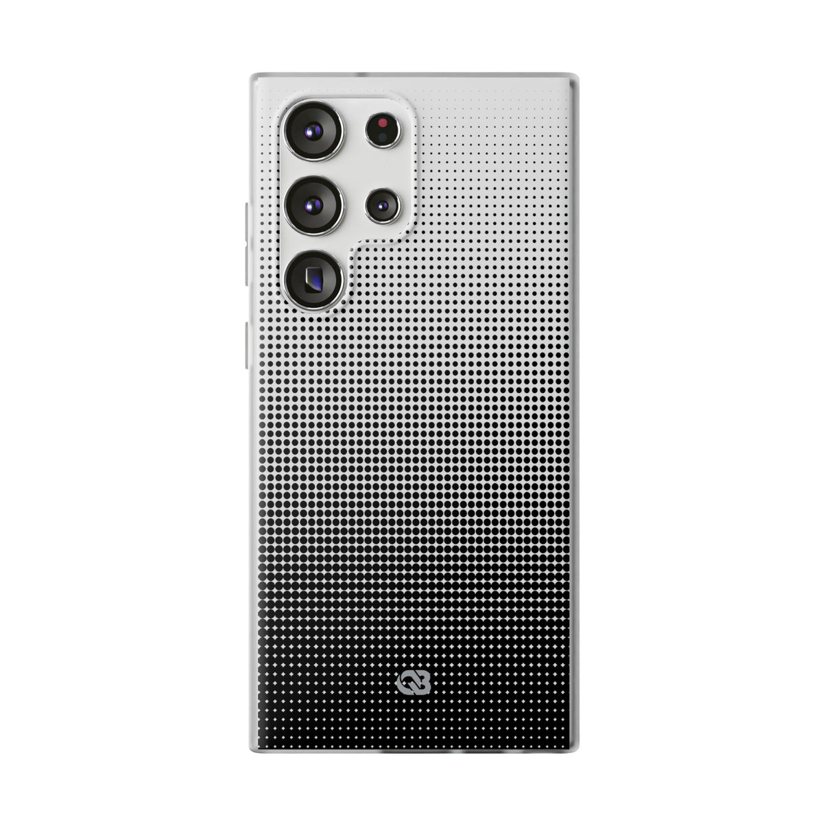 Black Lite Phone Case for Samsung - Obsidian Halftone Flux
