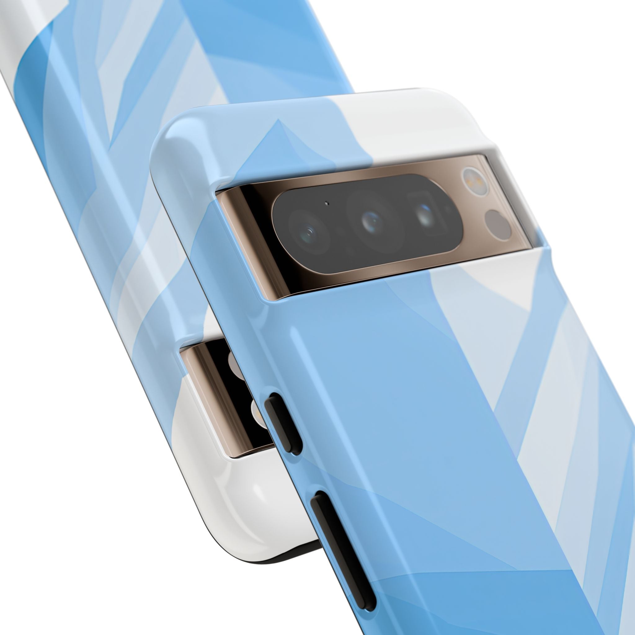 Blue Tough Phone Case for Google Pixel - Arctic Glacial Ridge