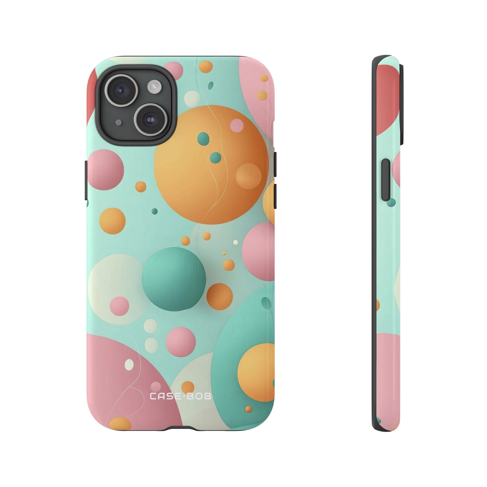 Pastel Circles iPhone 15 Plus Case - Tough