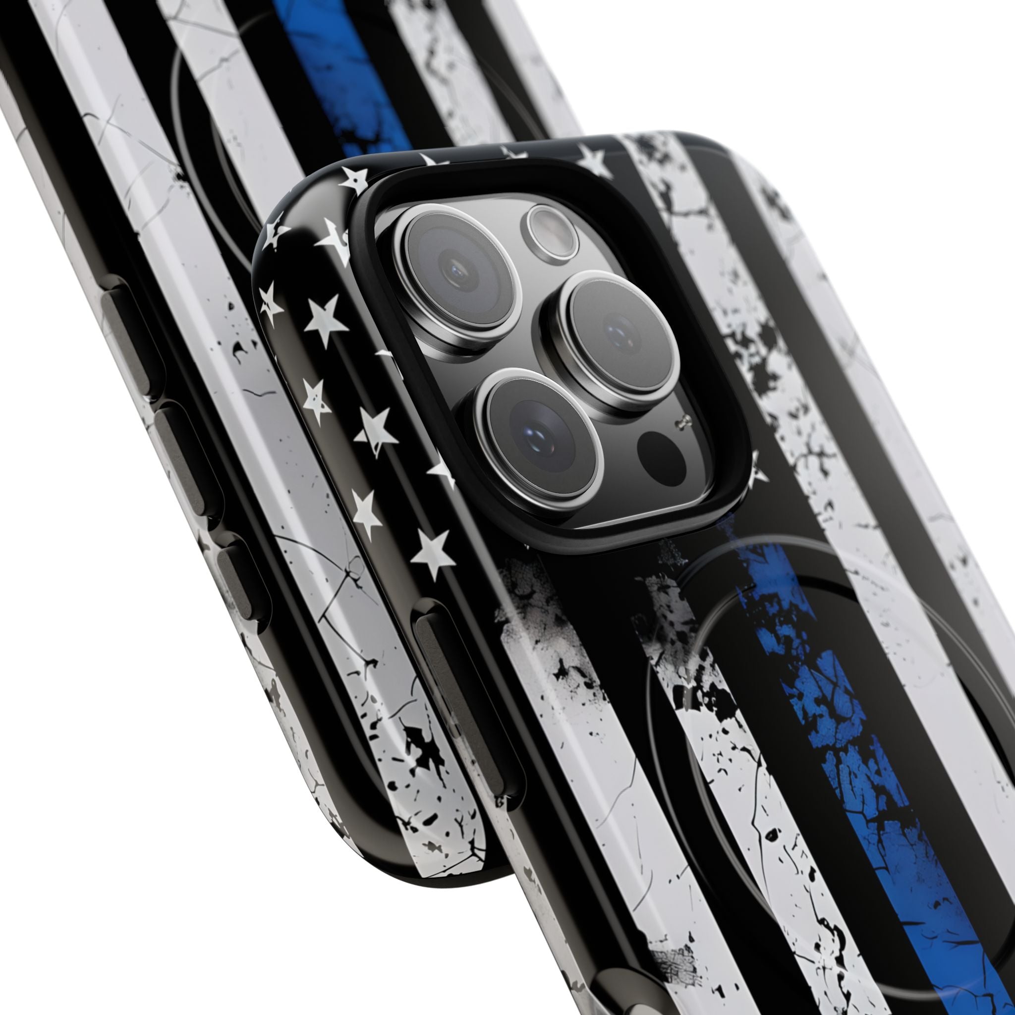 Blue Stripe Flag iPhone 16 Pro Case - Tough+