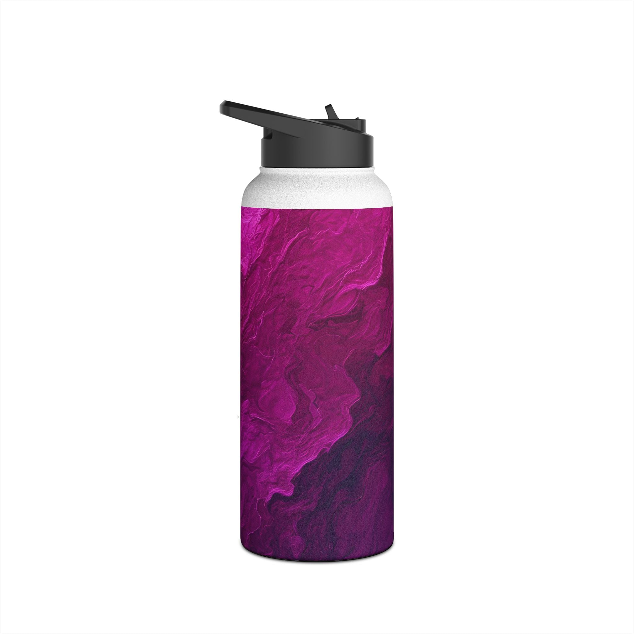 Purple Swirl - Stainless Steel Water Bottle