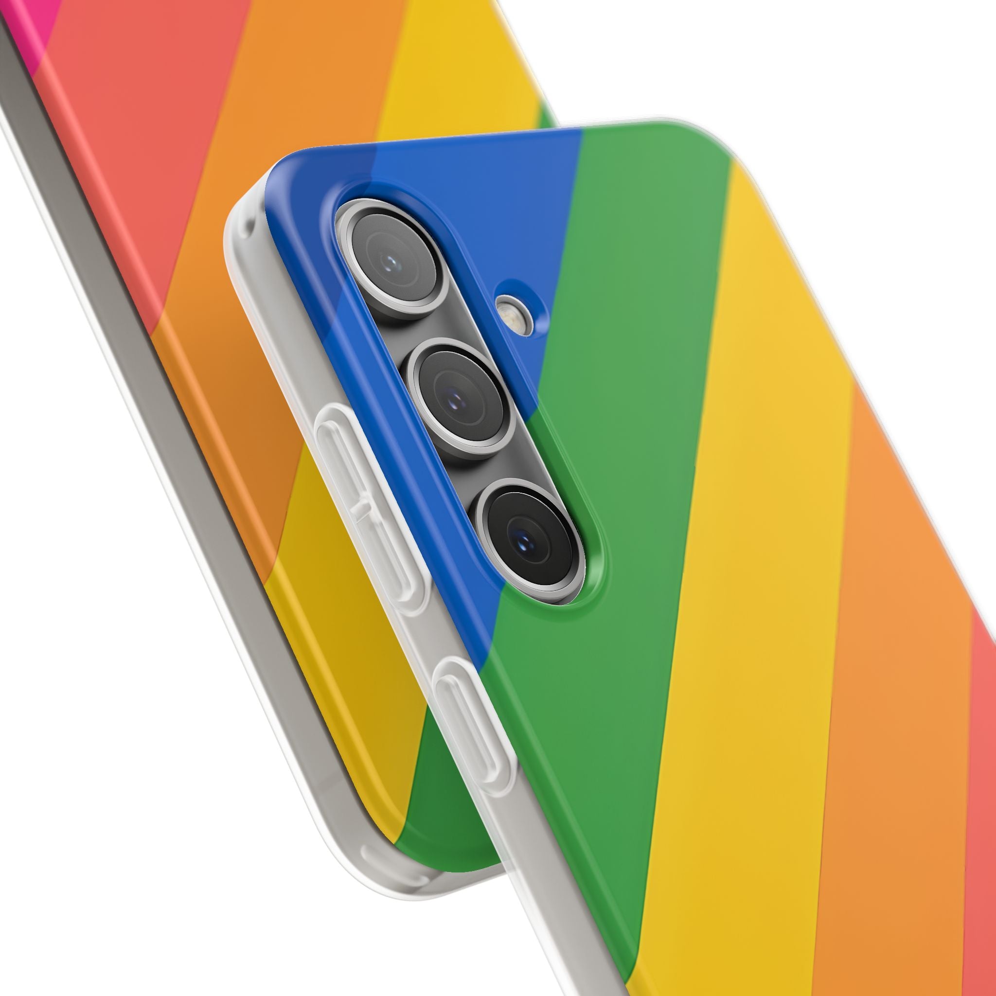 Vibrant Spectrum Slope · Soft Phone Case for Samsung