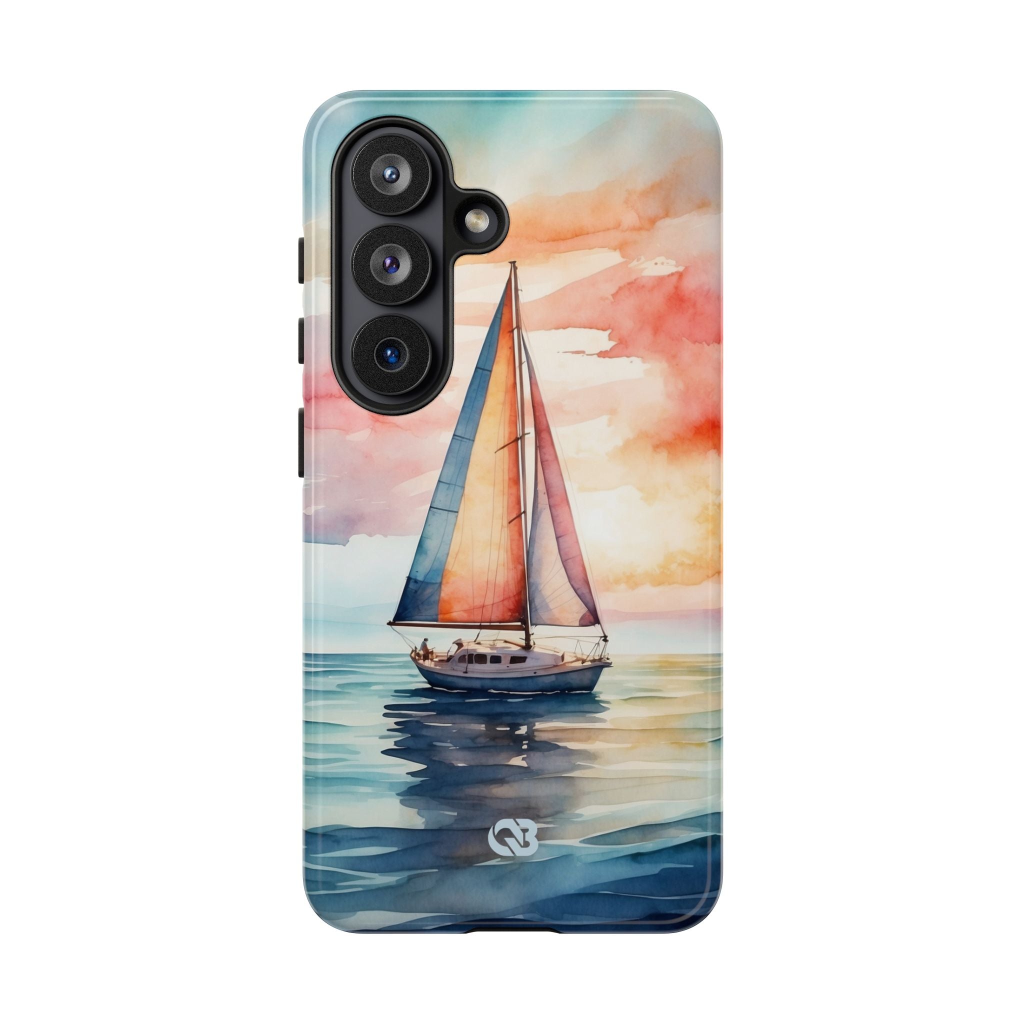 Crimson Horizon Sail · Tough Phone Case for Samsung