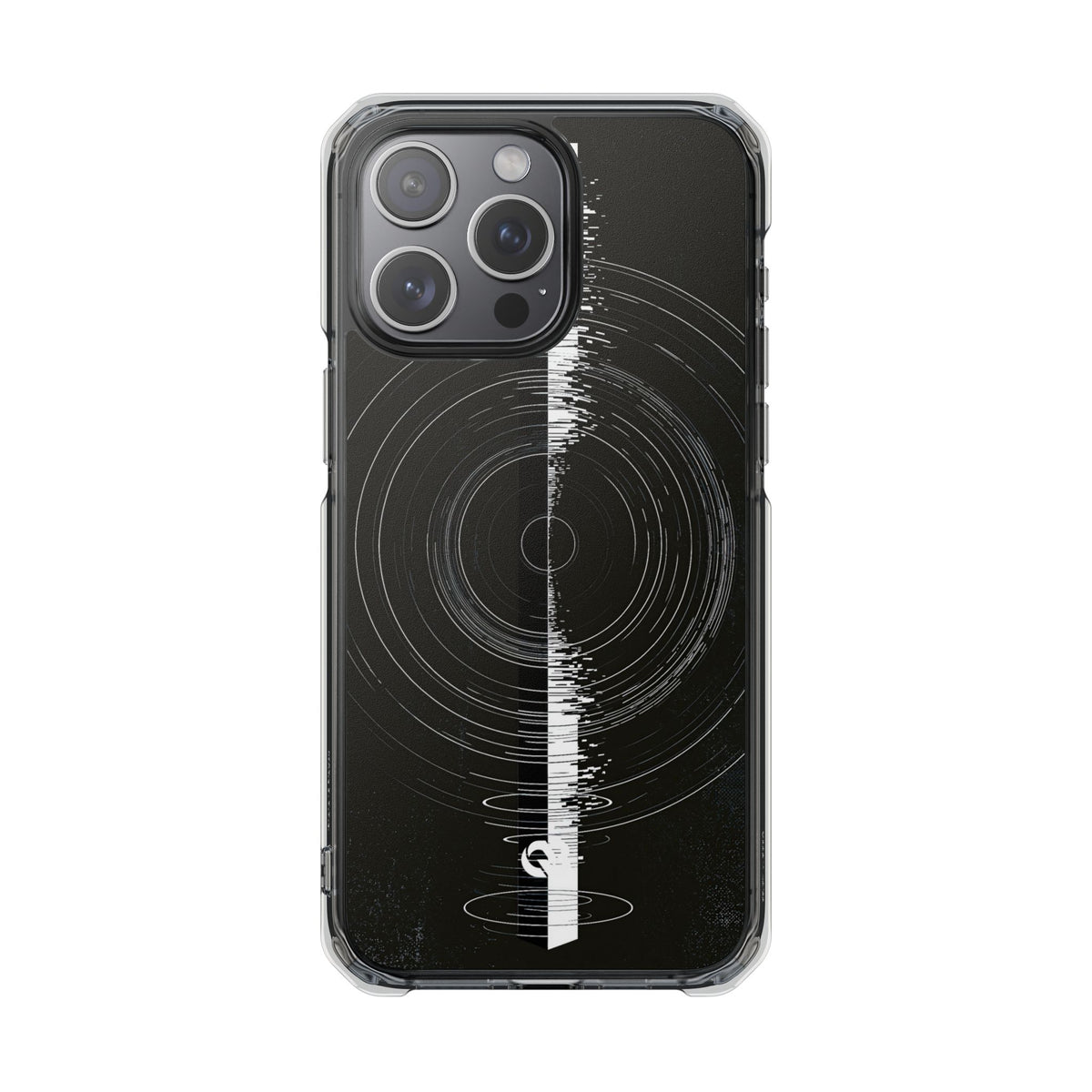 Black Impact MagSafe Phone Case for iPhone - Obsidian Orbital Signal