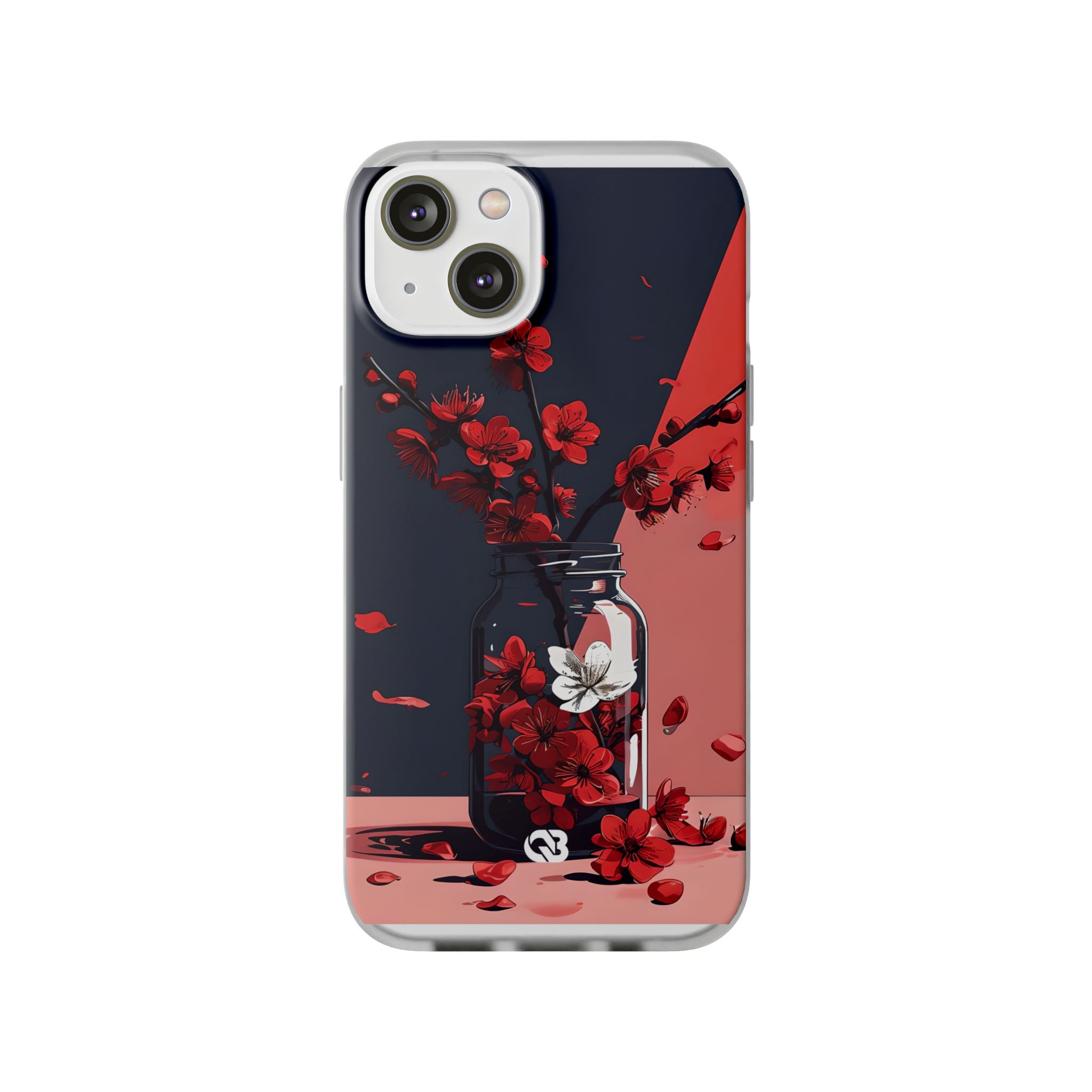 Crimson Blossom Jar · Soft Handyhülle für iPhone