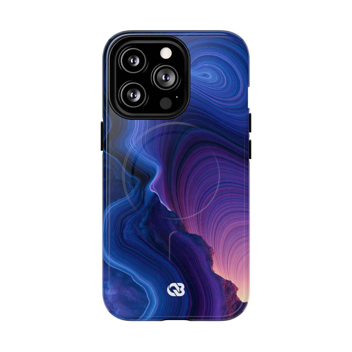Radiant Strata · Tough 2.0 Magnetic Phone Case for iPhone · Blue