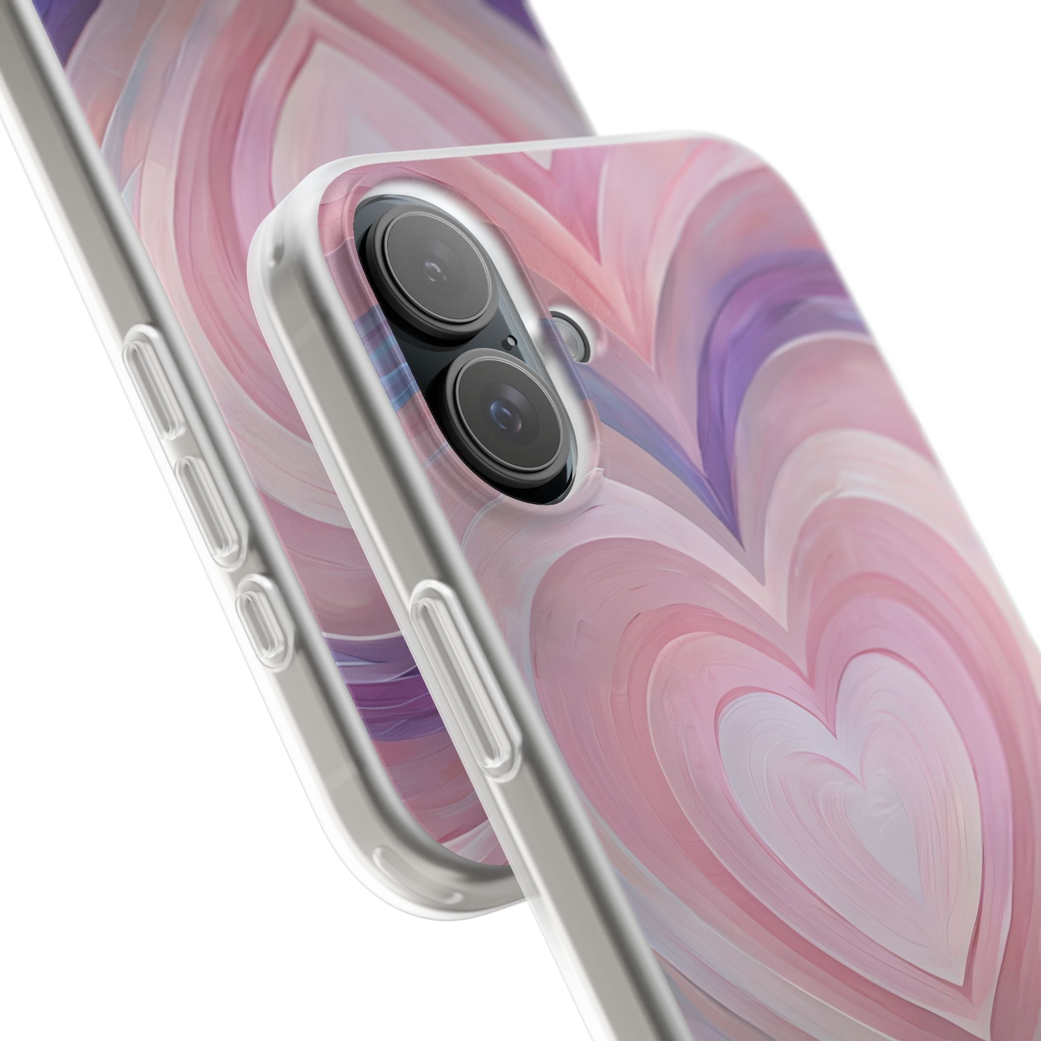 Stralend Hartborstel iPhone 16 Plus Case - Soft