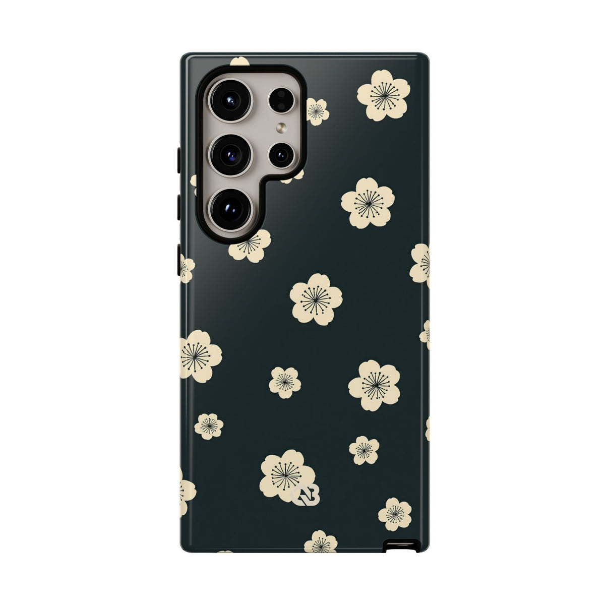 Midnight Sakura Bloom · Tough Phone Case for Samsung · Black