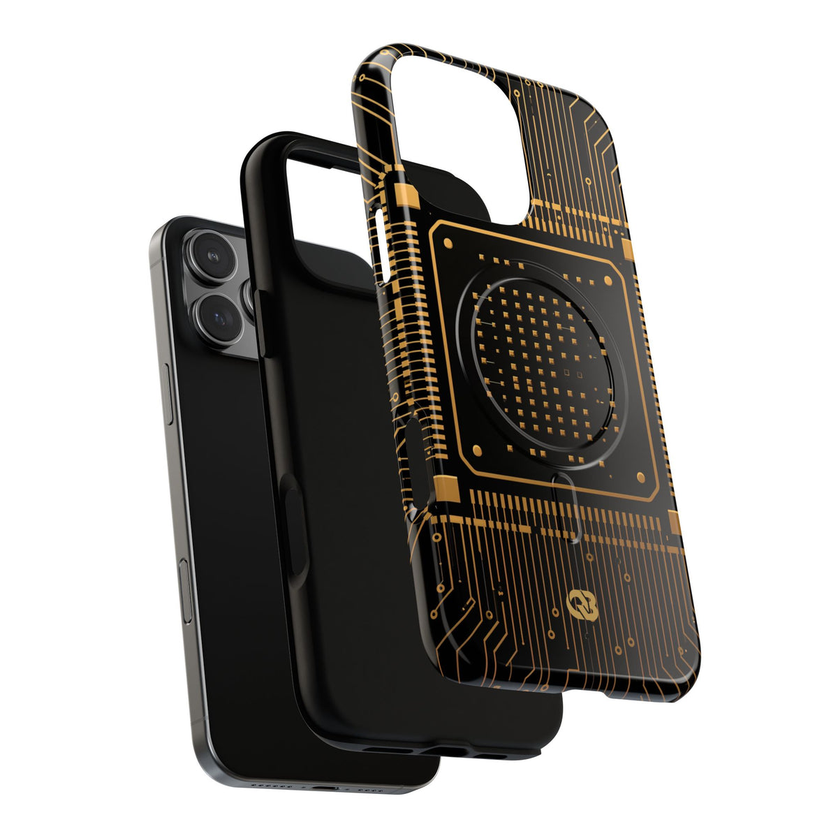 Gold Tough 2.0 Magsafe Phone Case for iPhone - Cyber Gold Processor