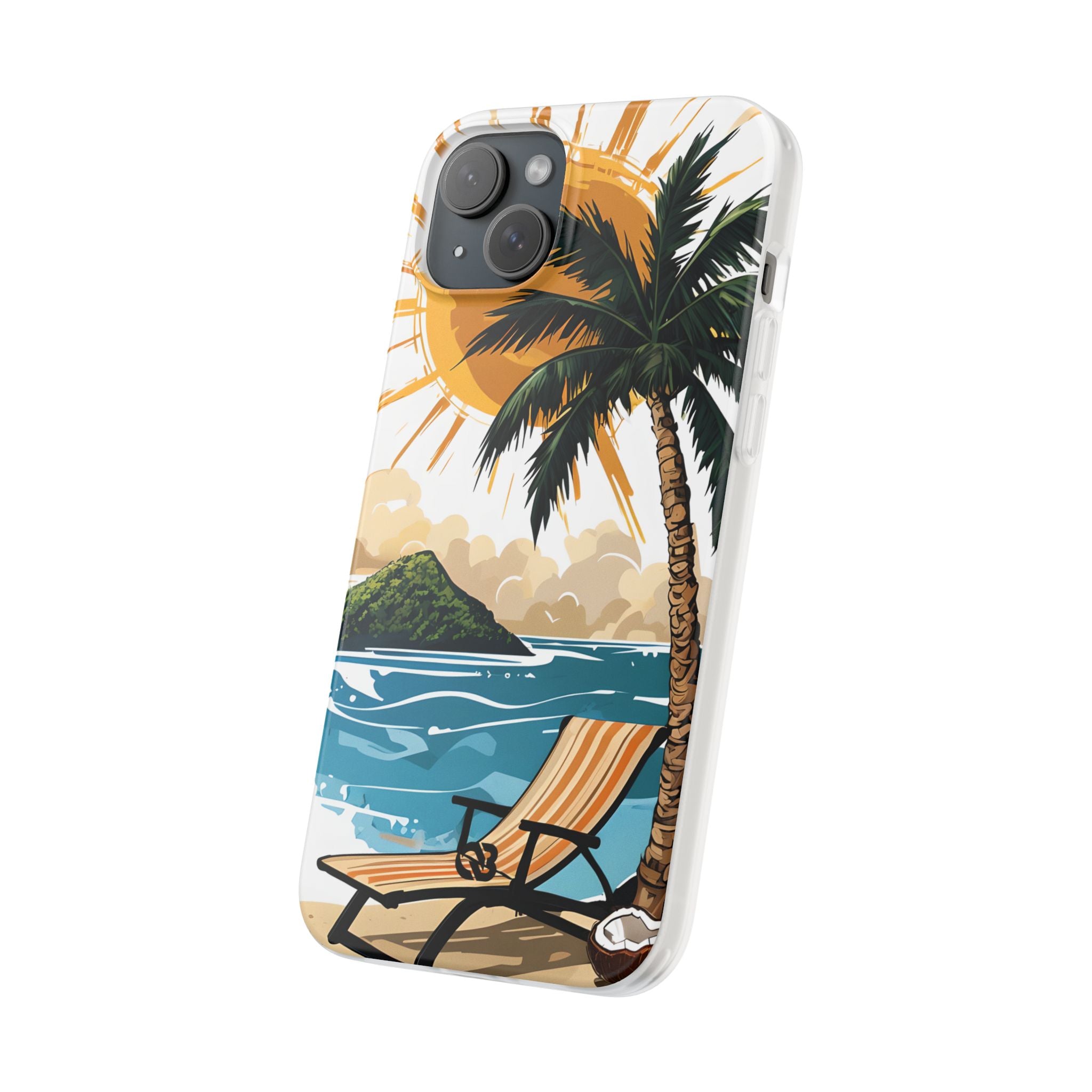 Radiant Coast Solitude · Soft Custodia per iPhone