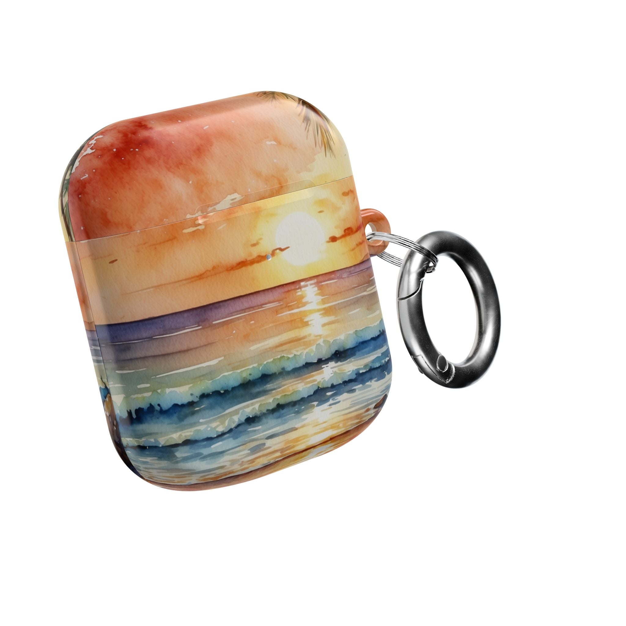 Golden Palm Sunset - AirPods Case