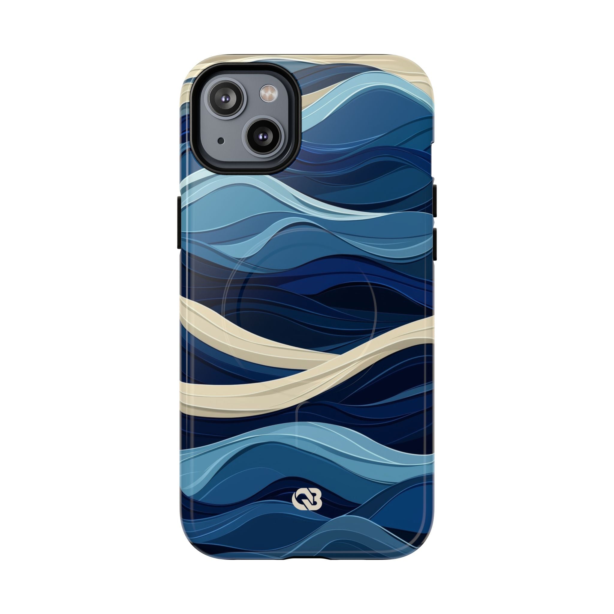 Cobalt Coast Layers · Tough+ Phone Case for iPhone · Magsafe