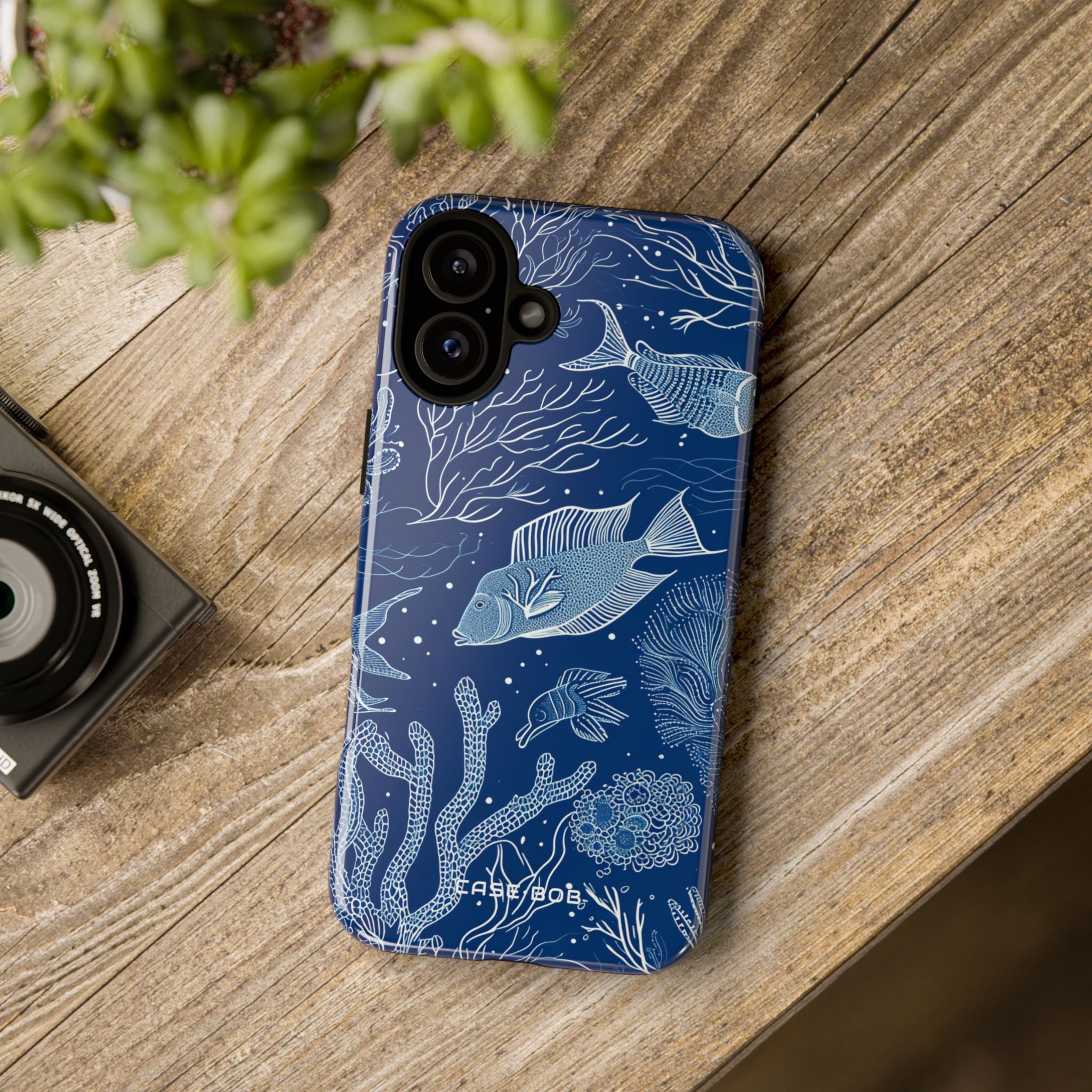 Whitefish Ripple iPhone 16 Plus Case - Tough