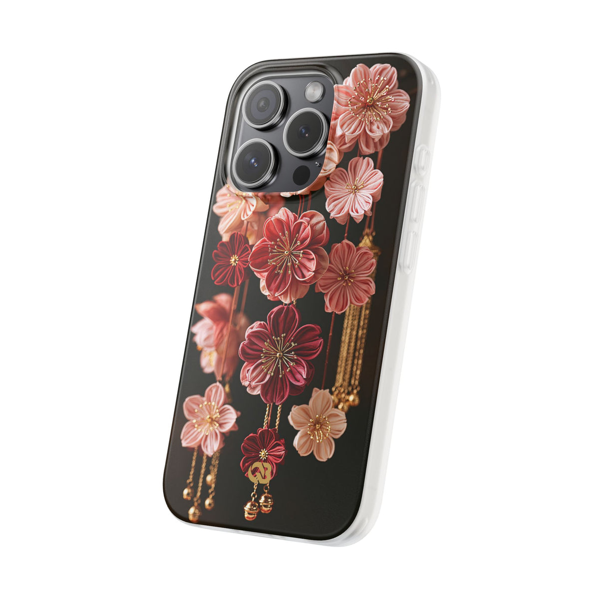 Silk Blossom Kanzashi · Lite Phone Case for iPhone · Pink