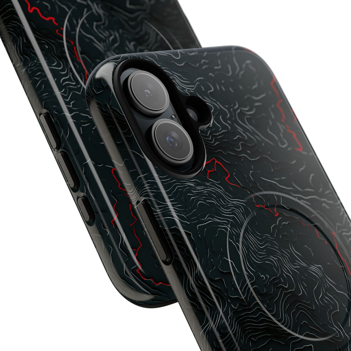 Crimson Rift · Tough 2.0 Magnetic Phone Case for iPhone · Black