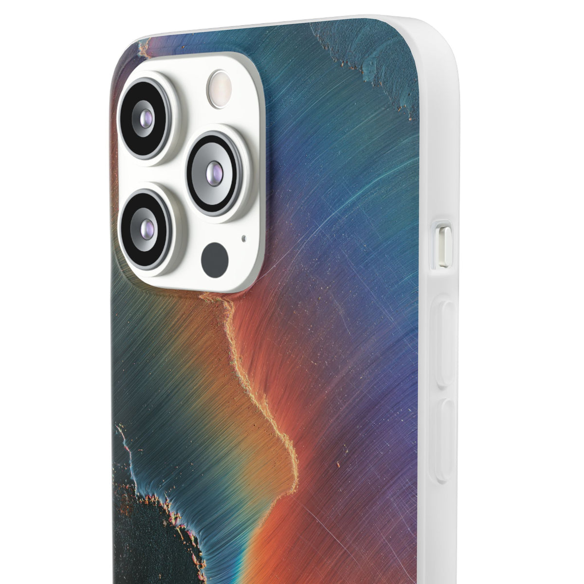Prismatic Aura Shift · Lite Phone Case for iPhone · Blue