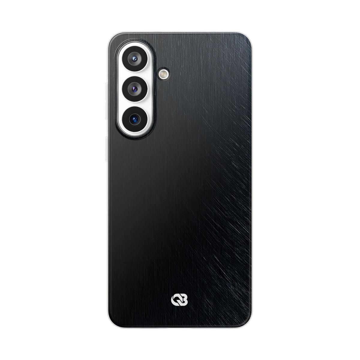 Brushed Obsidian Steel · Lite Phone Case for Samsung · Black