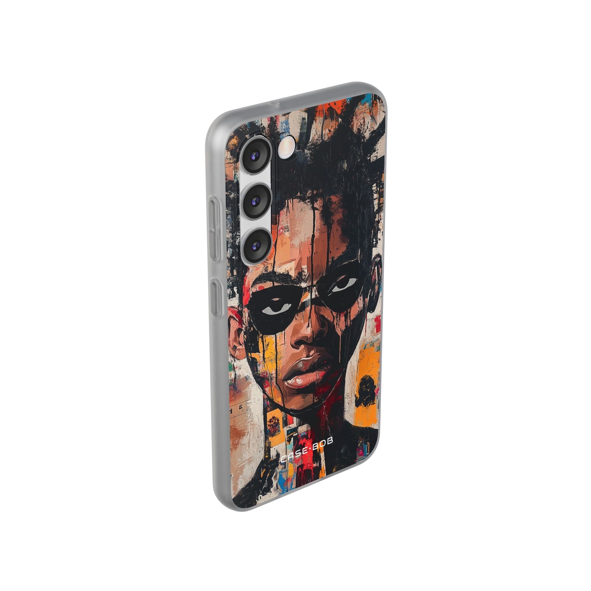 Masked Portrait Drips Samsung S23 Case - Soft