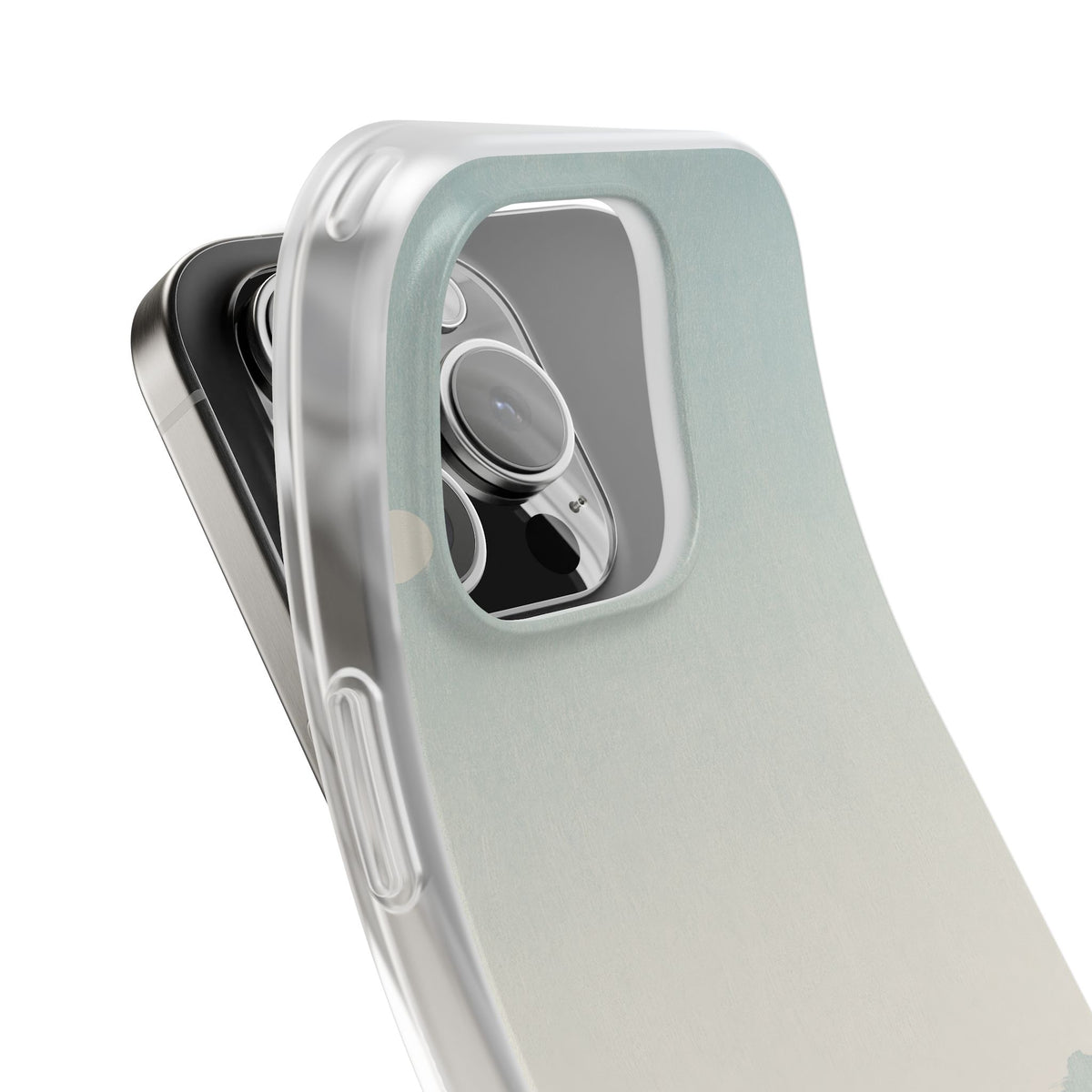 Blue Lite Phone Case for iPhone - Mist Valley Pagoda