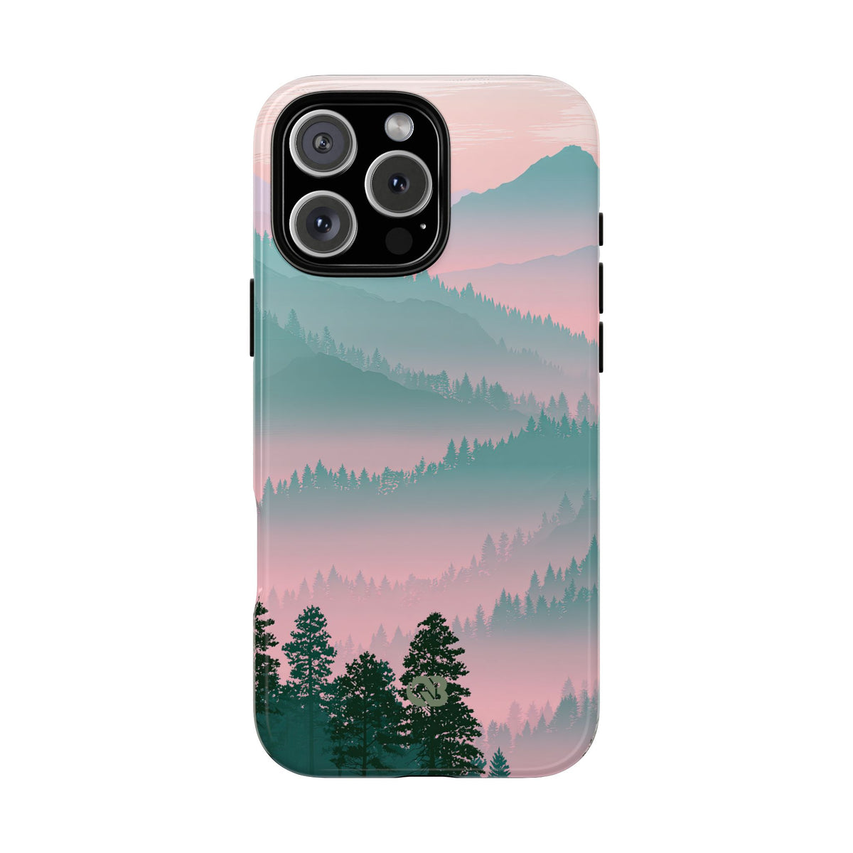 Teal Tough Phone Case for iPhone - Alpine Mist Teal