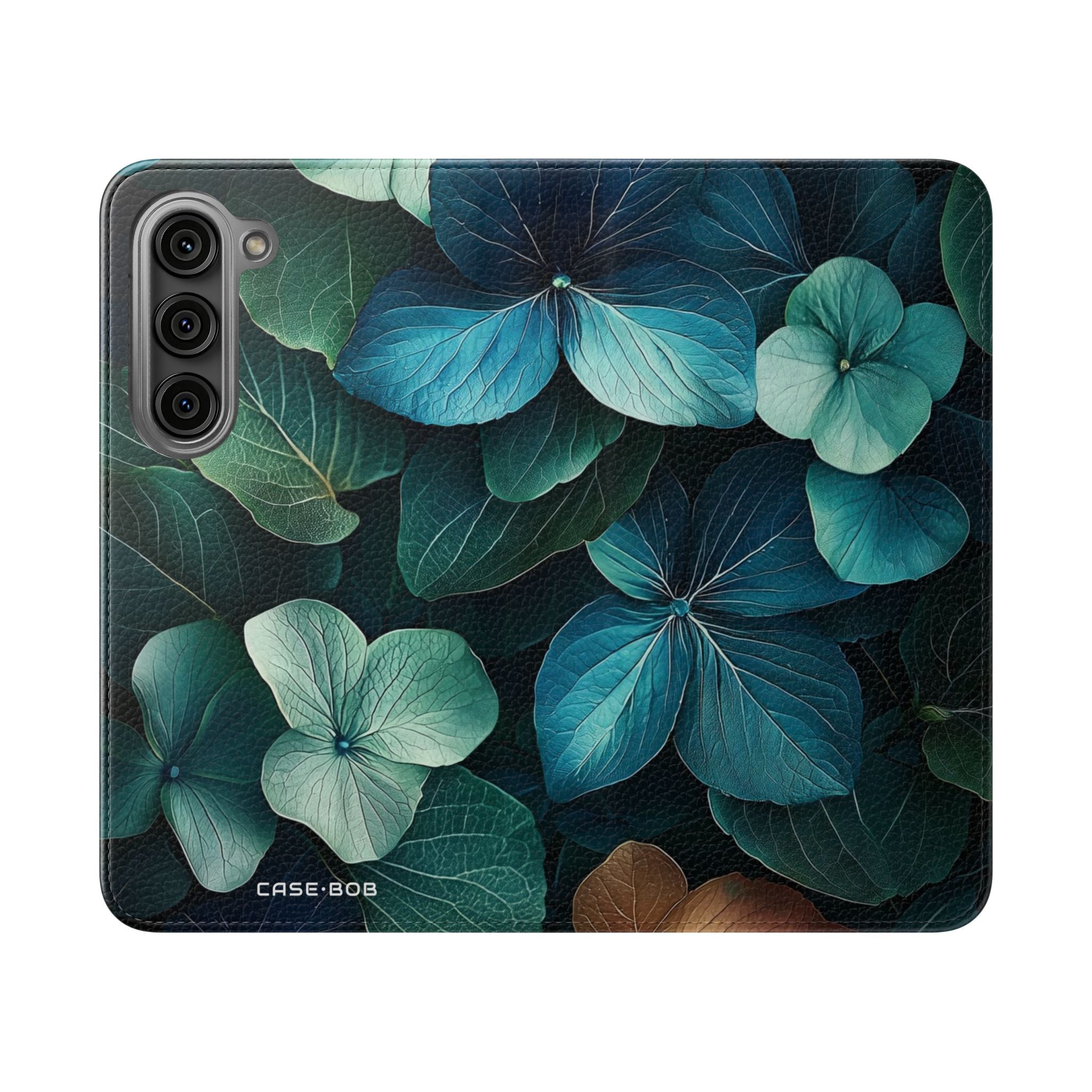 Teal Bloom - Samsung S23 Case - Portemonnee