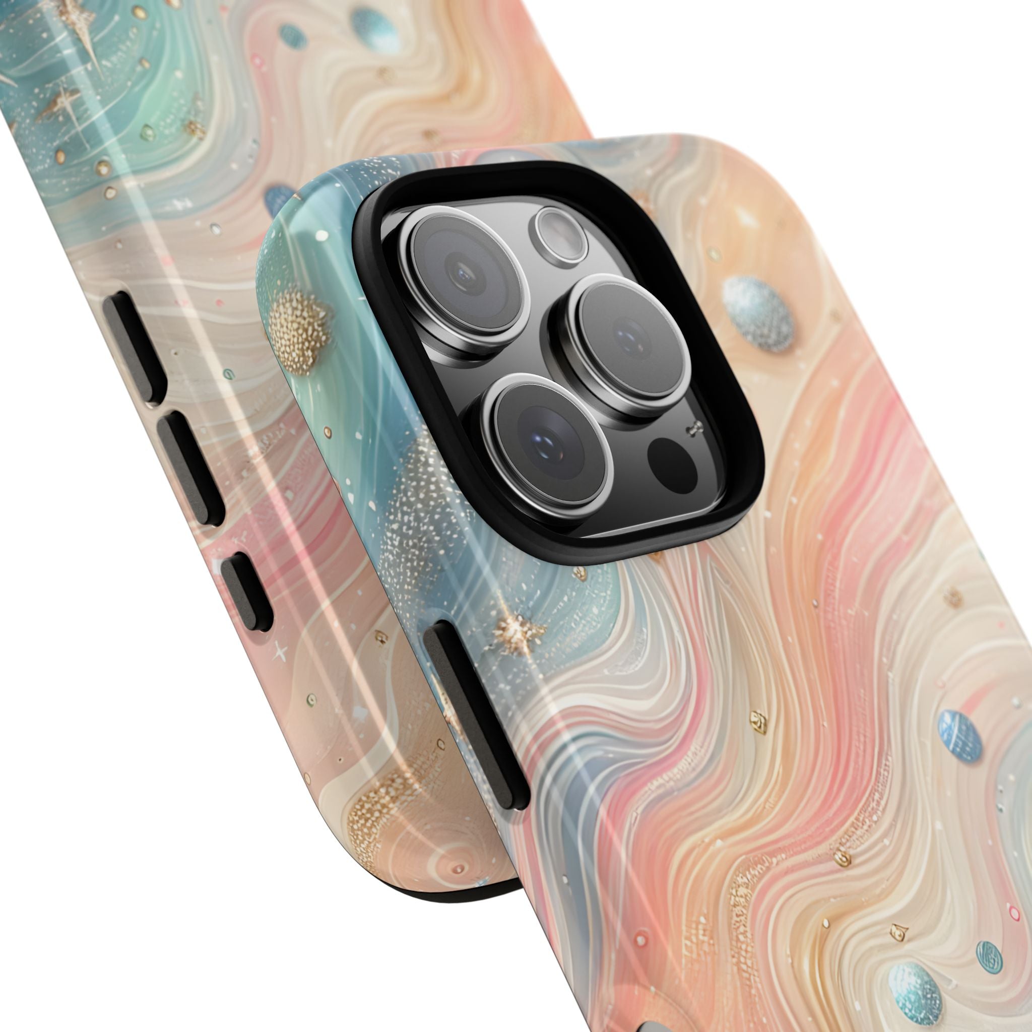 Gilded Swirls iPhone 16 Pro Case - Tough