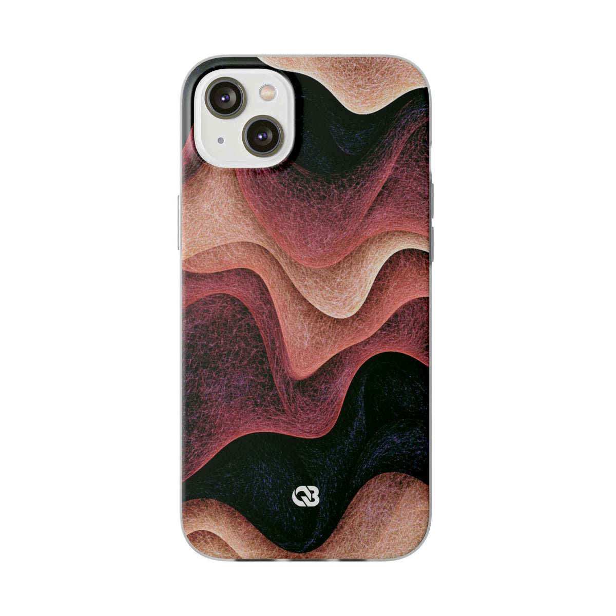 Rose Contour Waves · Lite Phone Case for iPhone · Pink