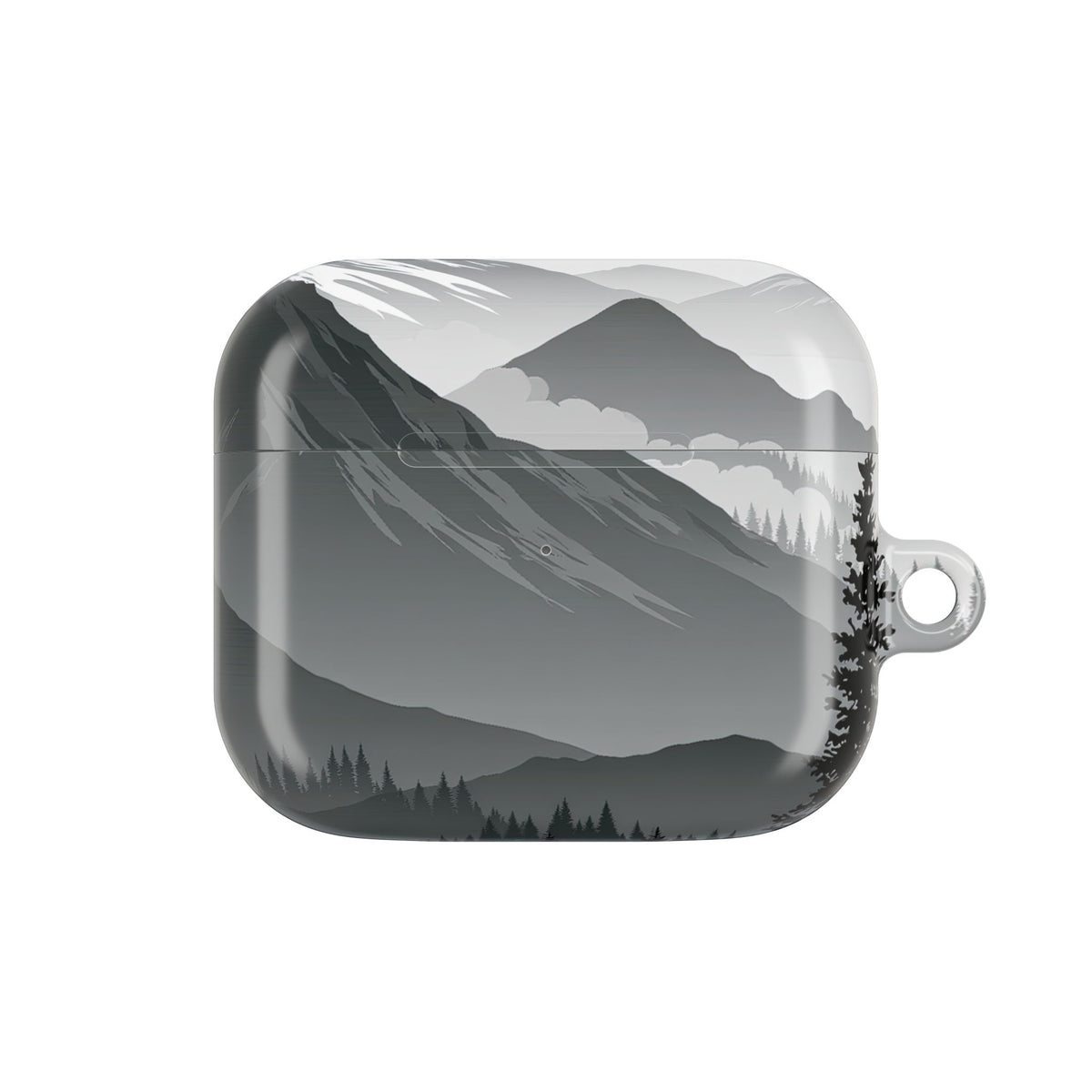 Alpine Horizon · Hard Case for AirPods & AirPods Pro · Black