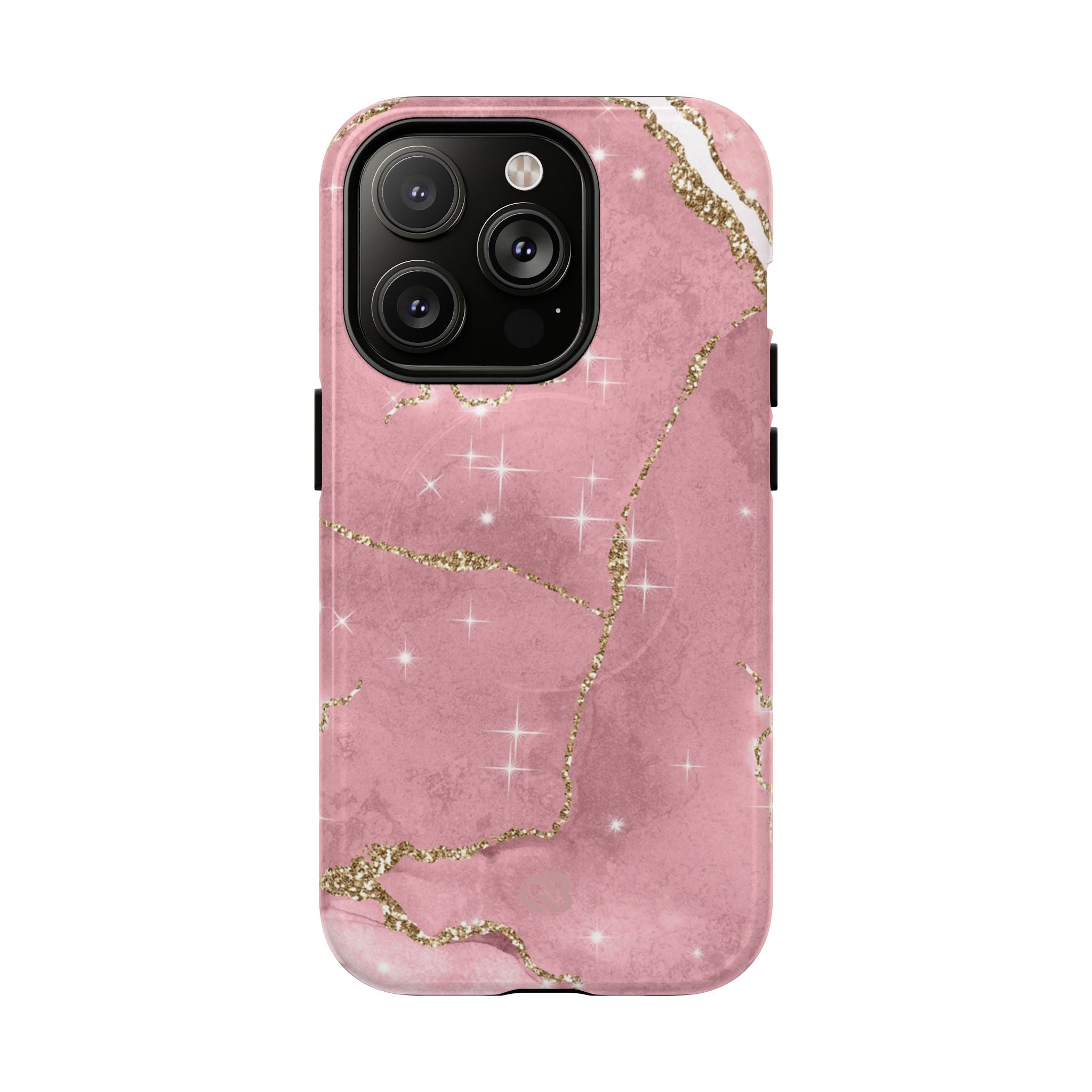 Rose Sparkle Marble · Tough+ Coque de téléphone pour iPhone · Magsafe