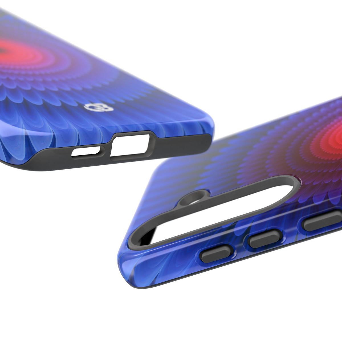 Radial Spectrum Bloom · Tough Phone Case for Samsung · Blue