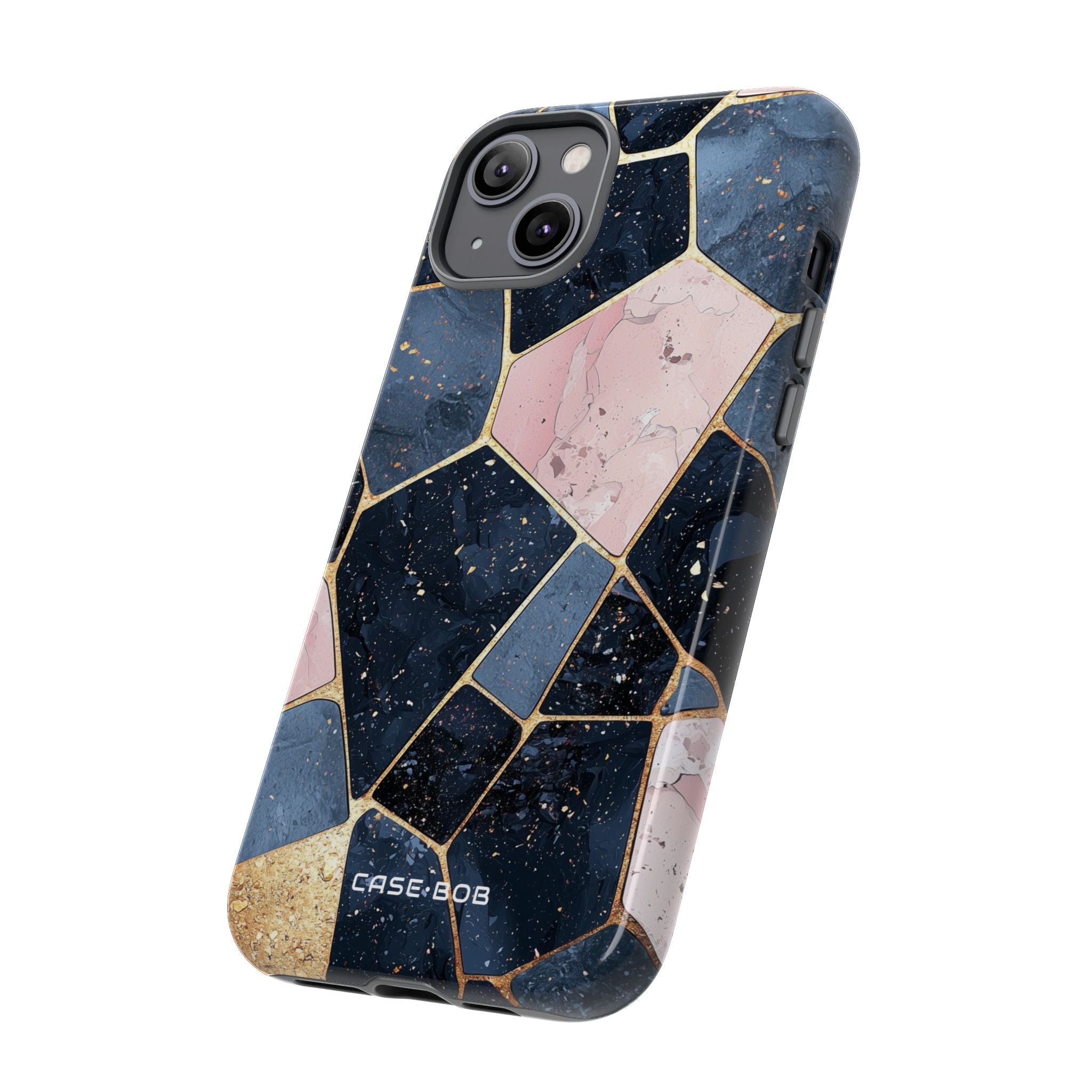 Golden Mosaic iPhone 14 Plus Case - Tough