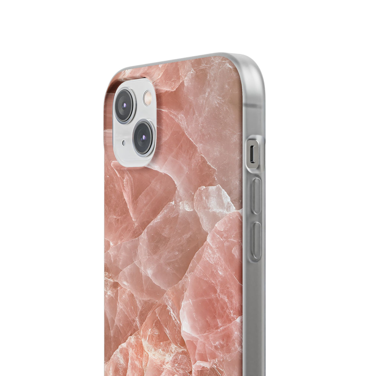 Rose Quartz Facet · Lite Phone Case for iPhone · Pink