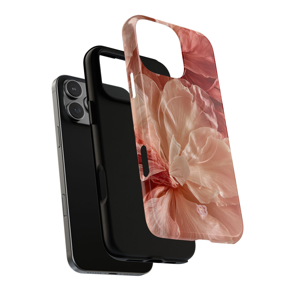Blush Silk Bloom · Tough 2.0 Magnetic Phone Case for iPhone · Pink