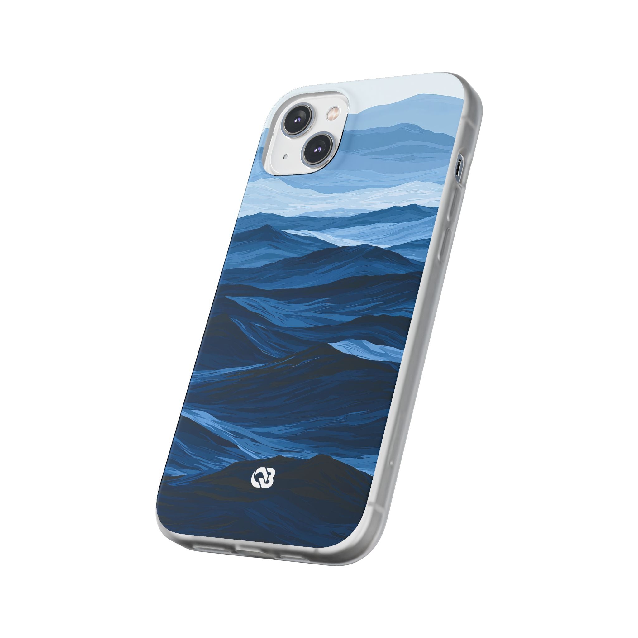 Blue Lite Phone Case for iPhone - Cobalt Ridge Tides