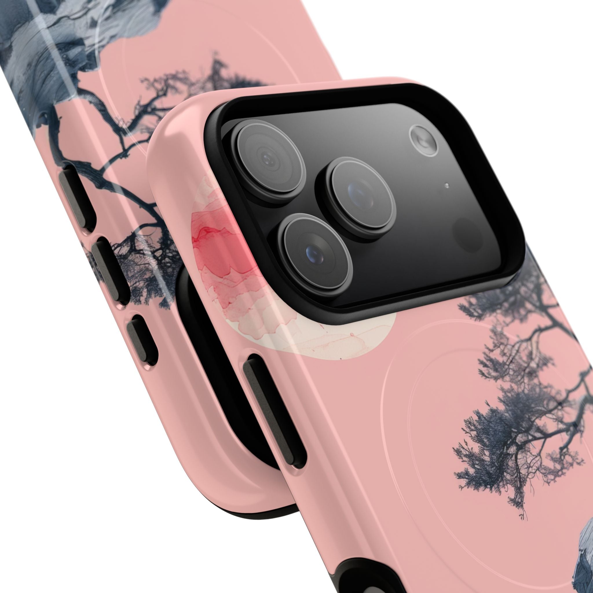 Crimson Moon Tree iPhone 17 Pro Case - Tough+ - CASE•BOB