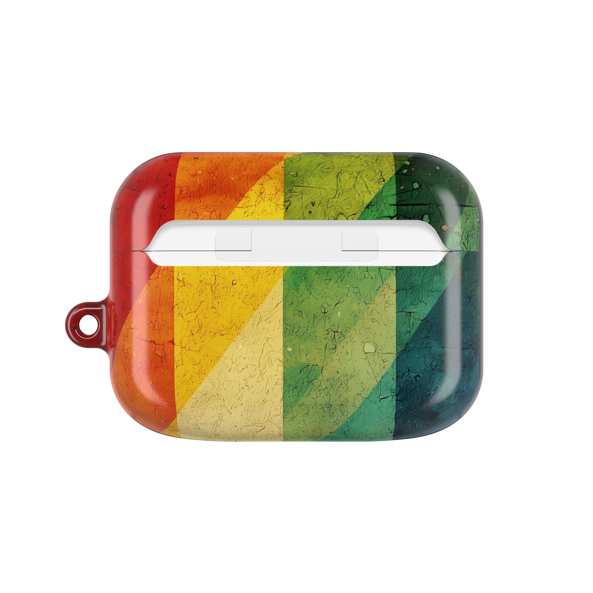 Crimson Stripes - AirPods Case