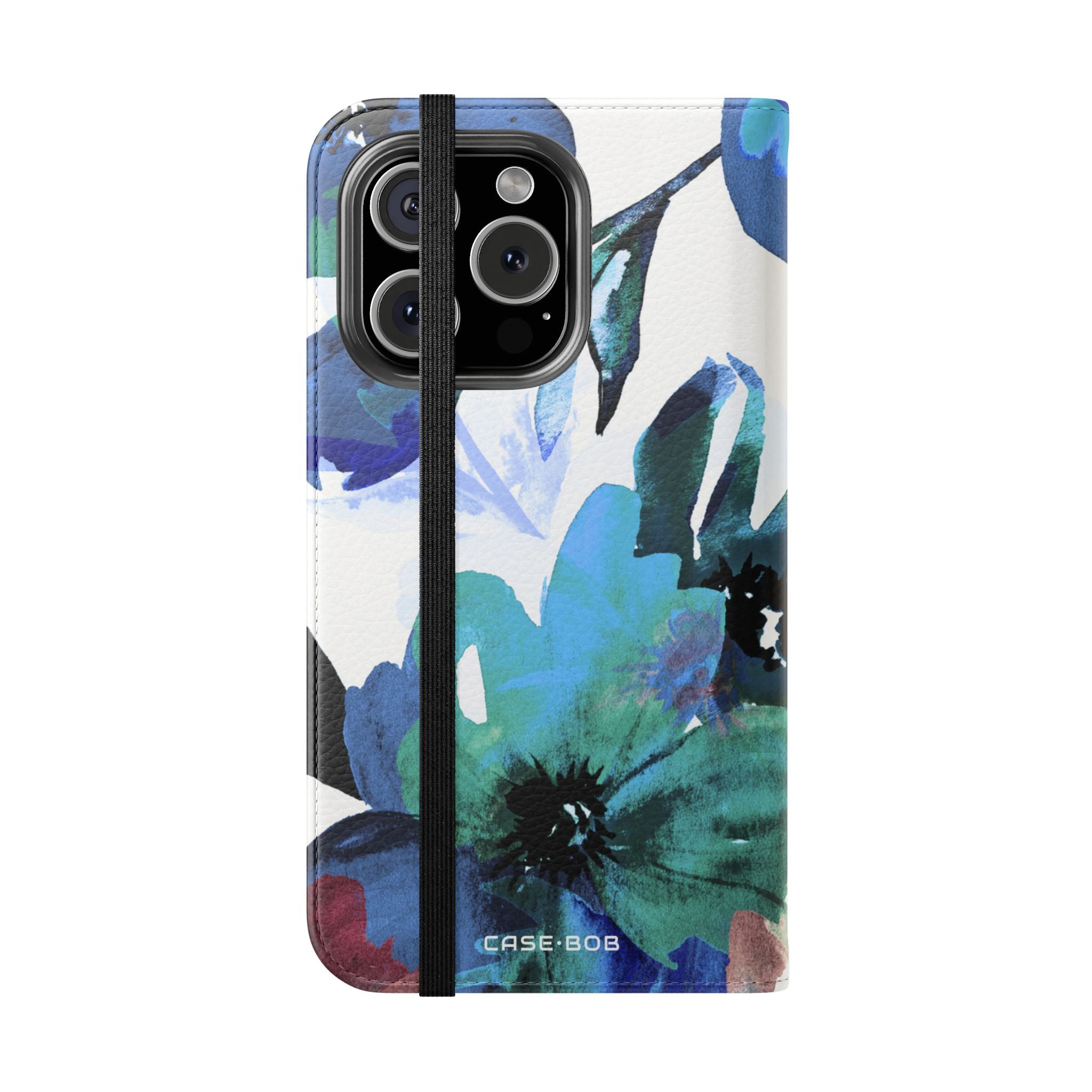 Blue Bloom - iPhone 16 Pro Case - Wallet