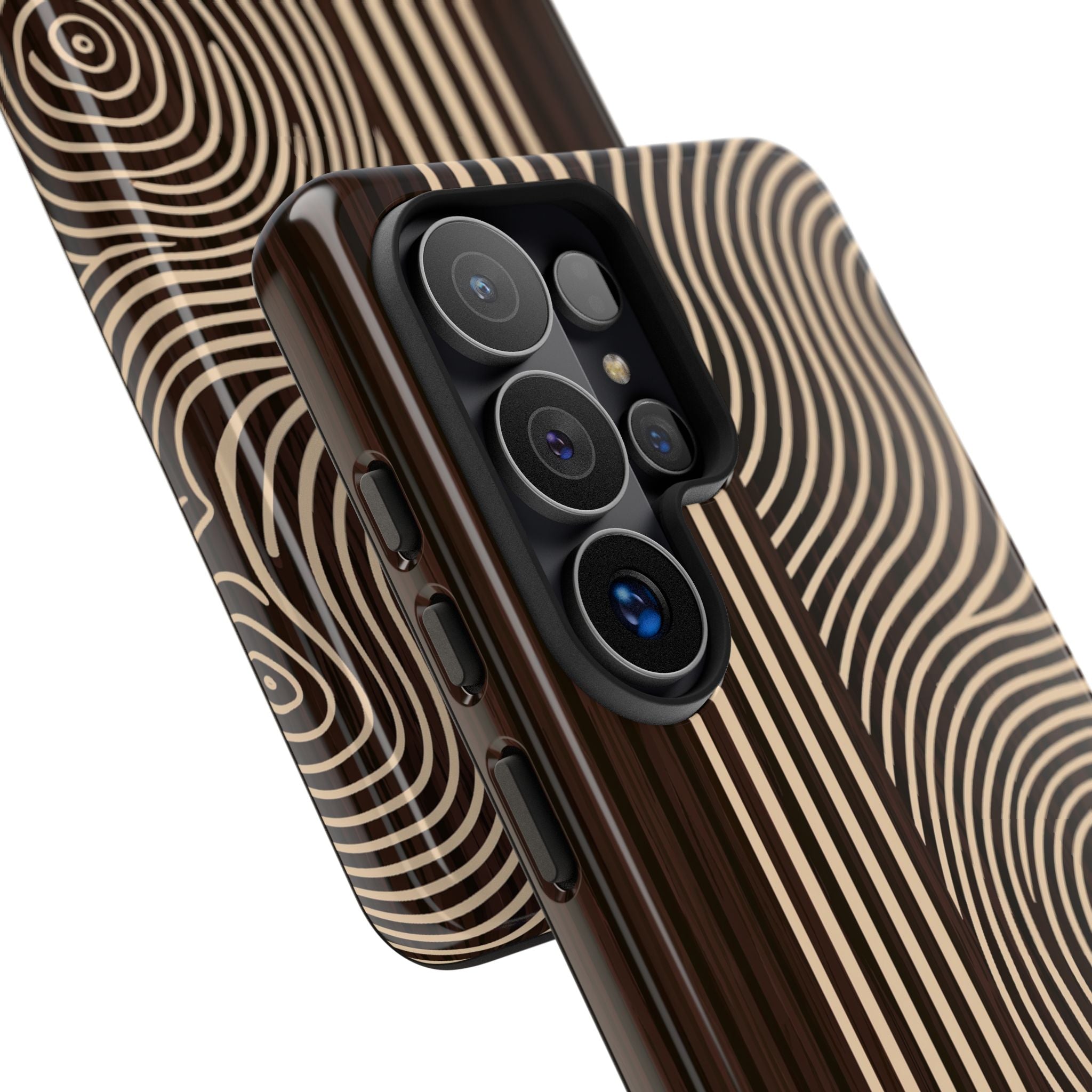 Brown Tough Phone Case for Samsung - Espresso Sand Ridge