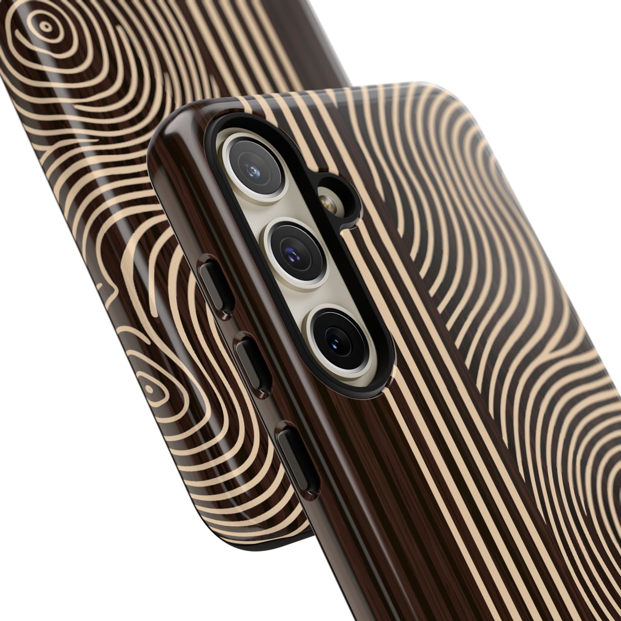 Brown Tough Phone Case for Samsung - Espresso Sand Ridge