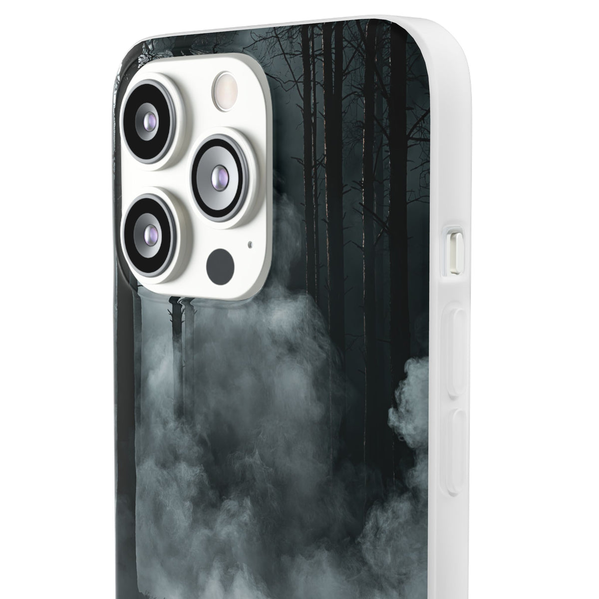 Shadowed Pine Mist · Lite Phone Case for iPhone · Black