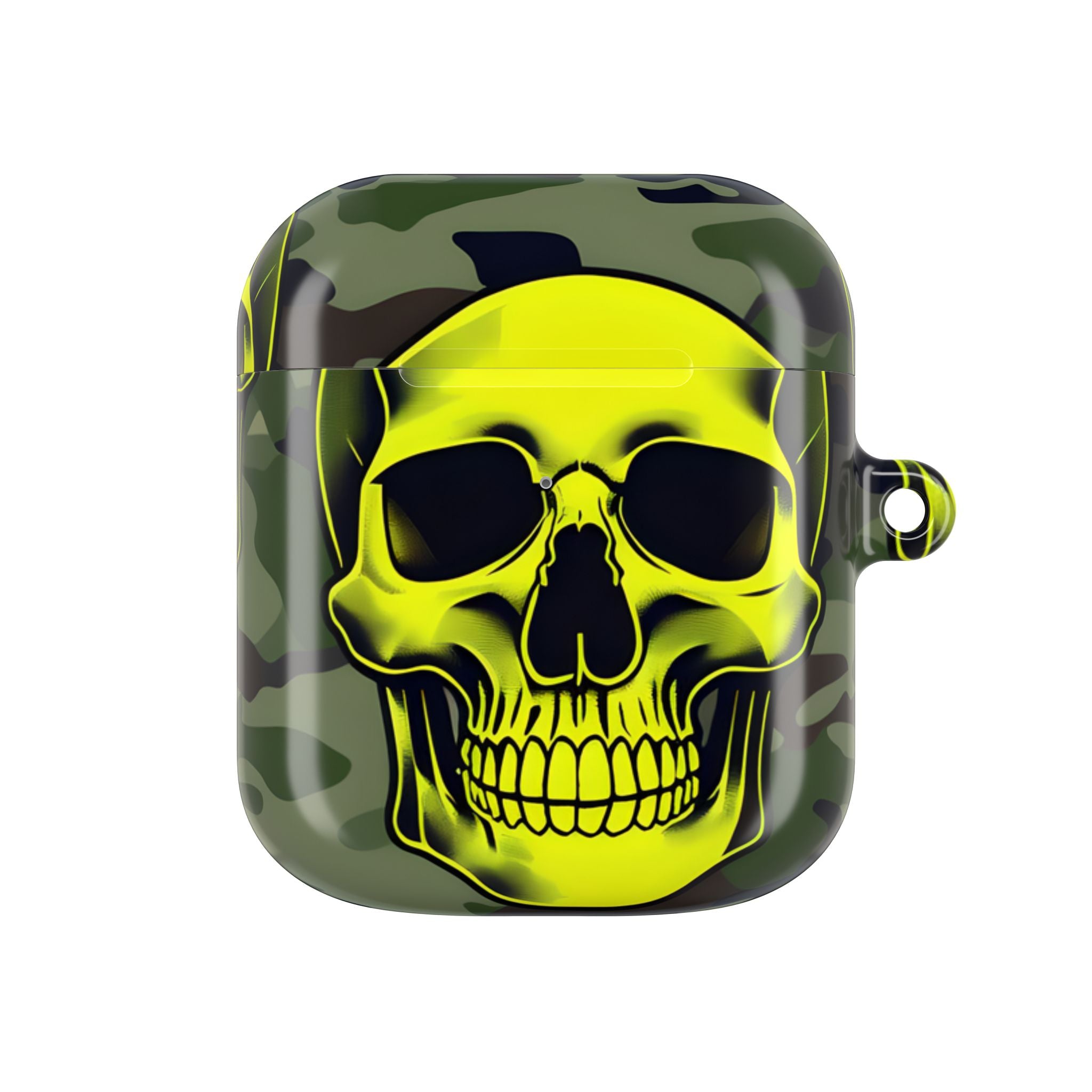 Neon Skull Camo - AirPods Case